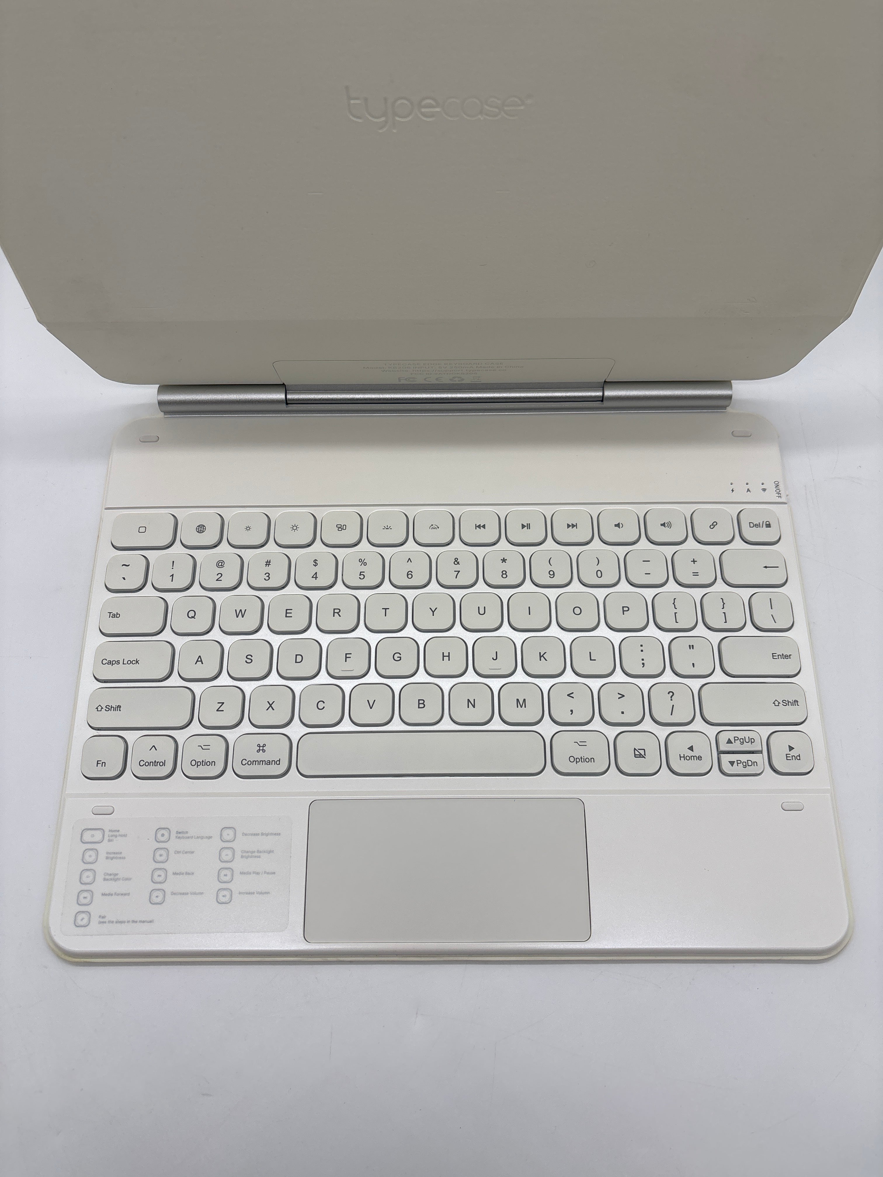 Typecase Edge Keyboard Case for Apple iPad Pro 12.9 in - White