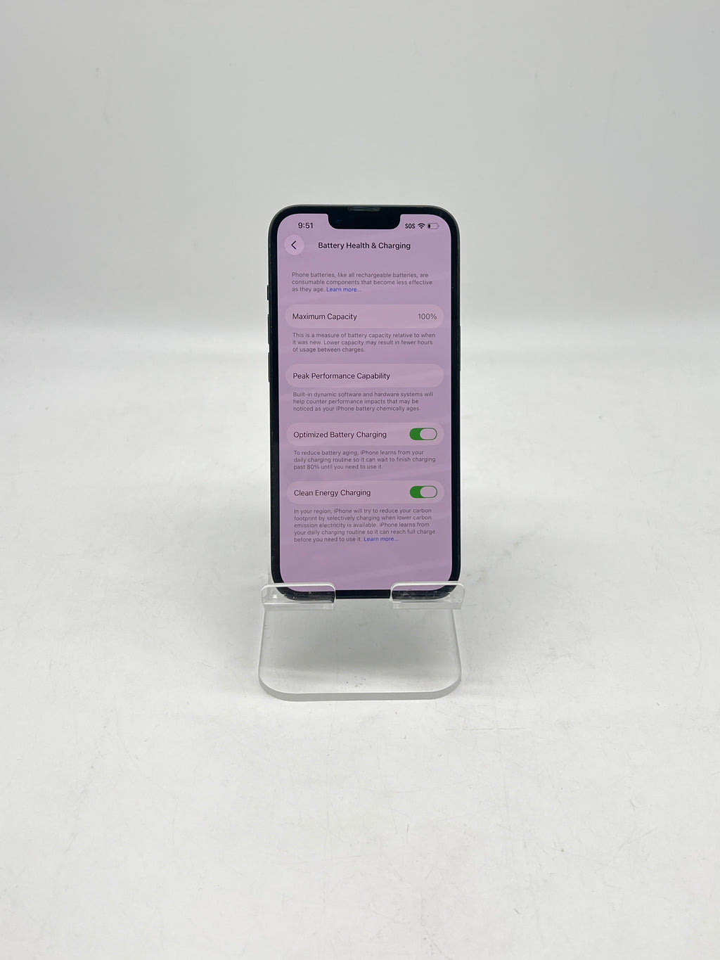 Apple iPhone 14 128GB Factory Unlocked 100% BATT - Used with Box
