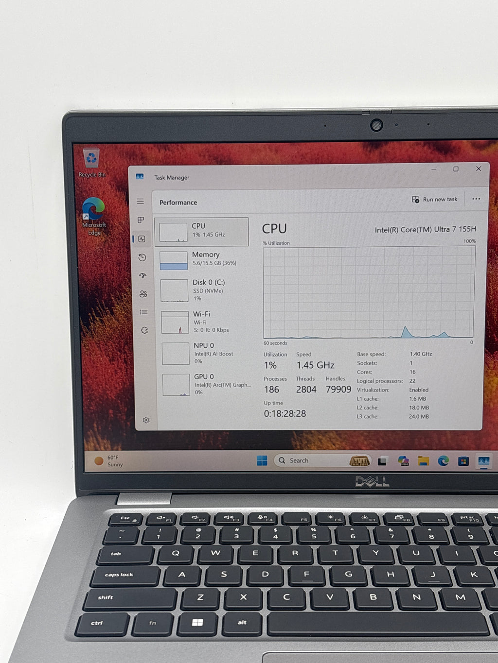 Dell Precision 3490 Ultra 7 155H 16GB RAM 512GB SSD