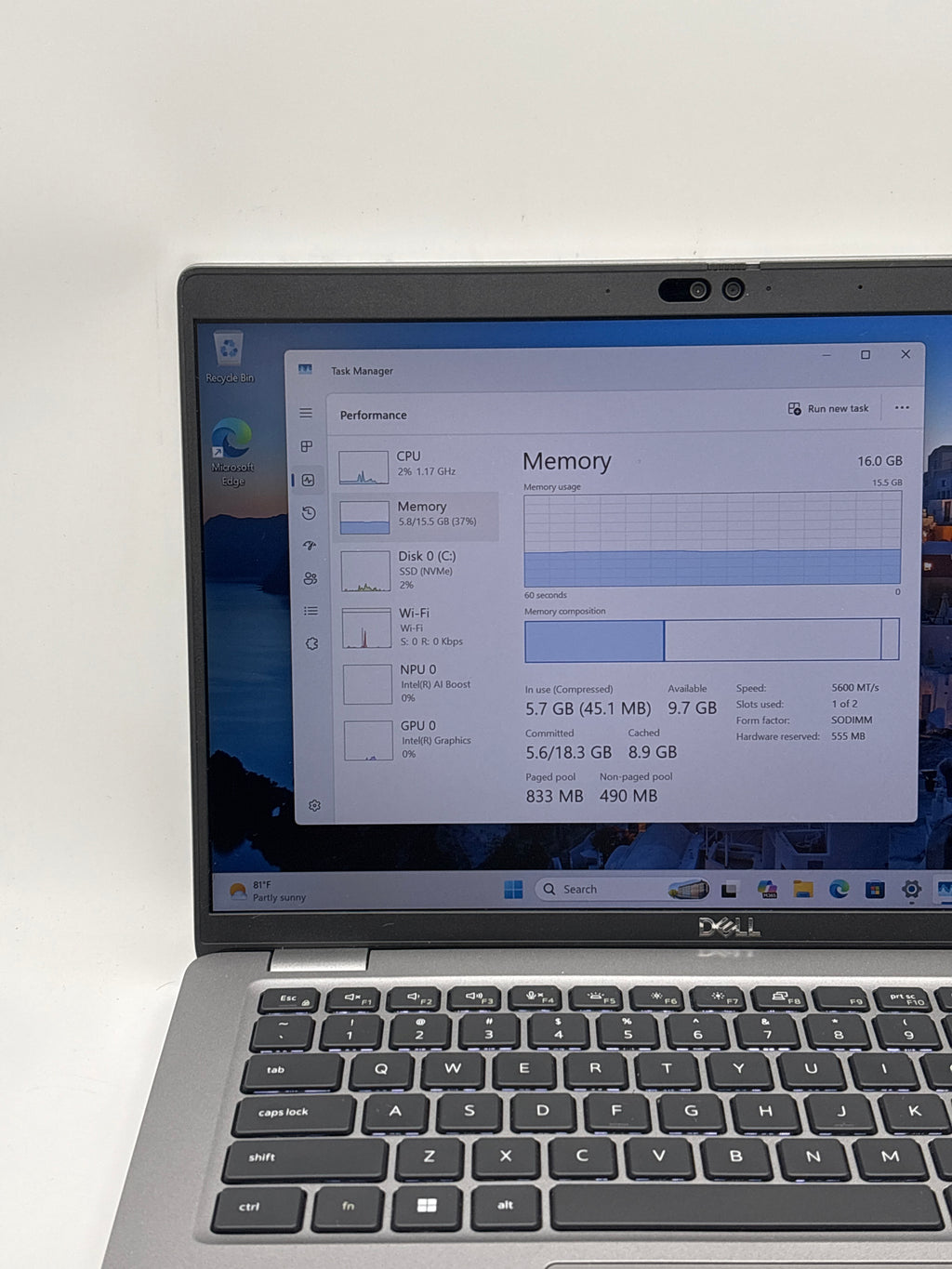 Dell Latitude 5450 Ultra 5 135U 16GB RAM 256GB SSD