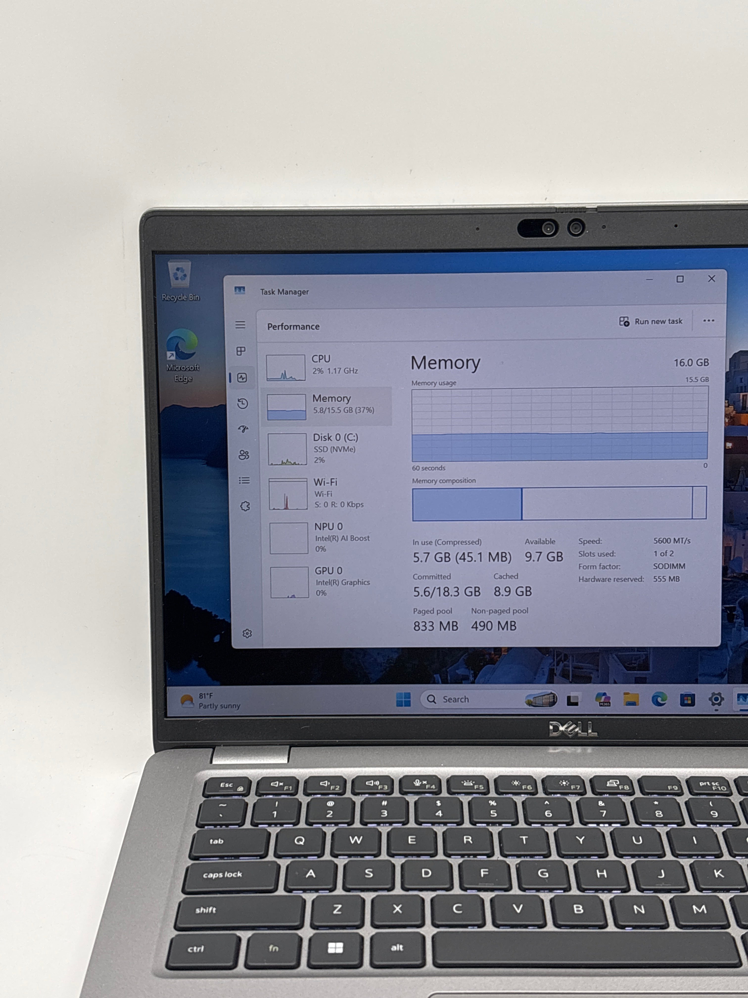 Dell Latitude 5450 Ultra 5 135U 16GB RAM 256GB SSD