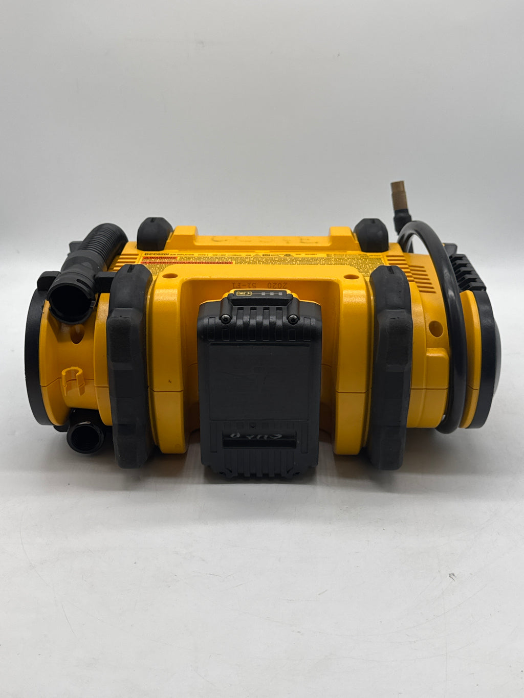 DeWalt DCC020I 20V MAX Air Inflator 12V DC 160 PSI Yellow Black - Used