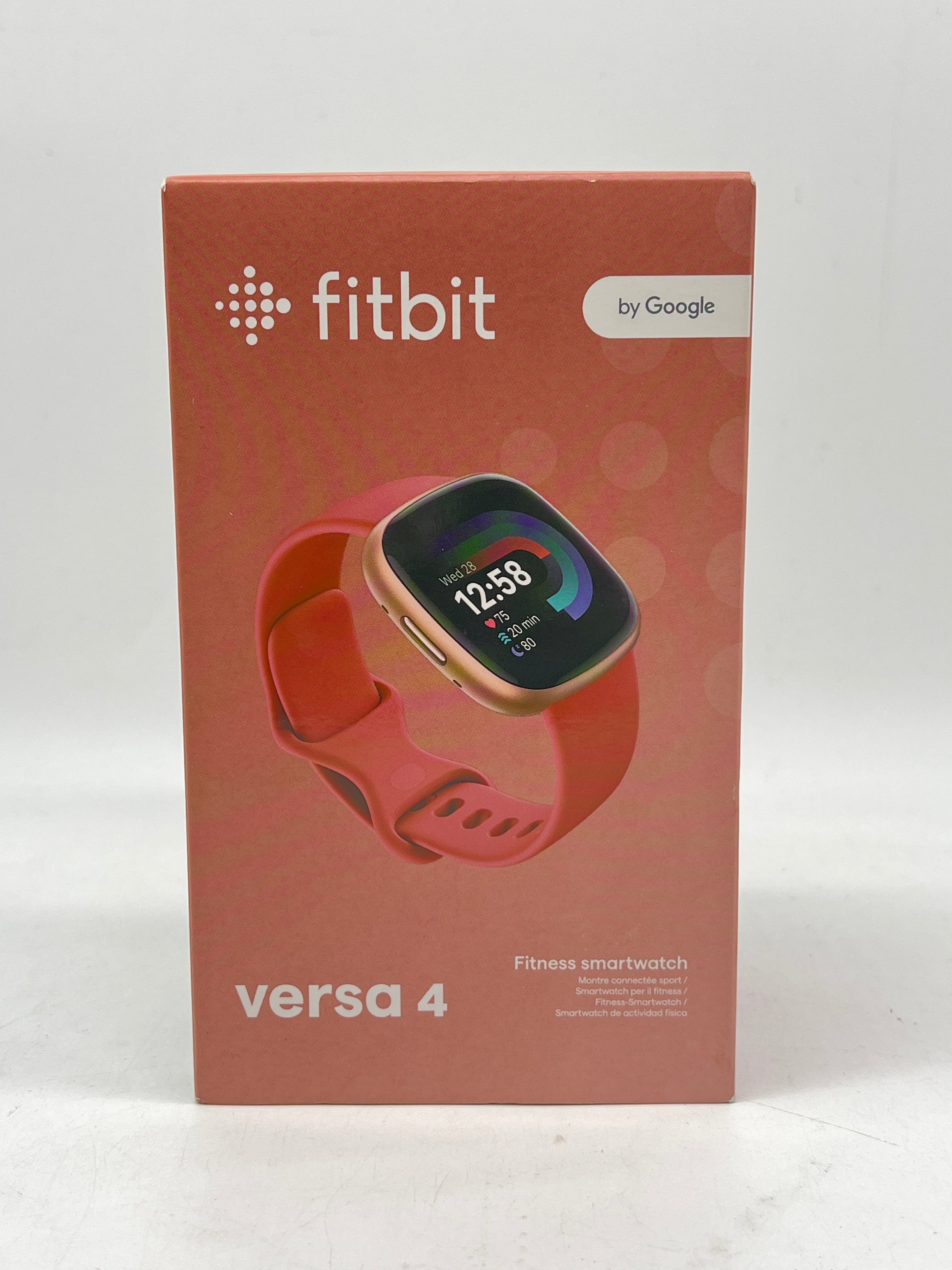 Fitbit Versa 4 Smart Watch Copper Rose - New In Box