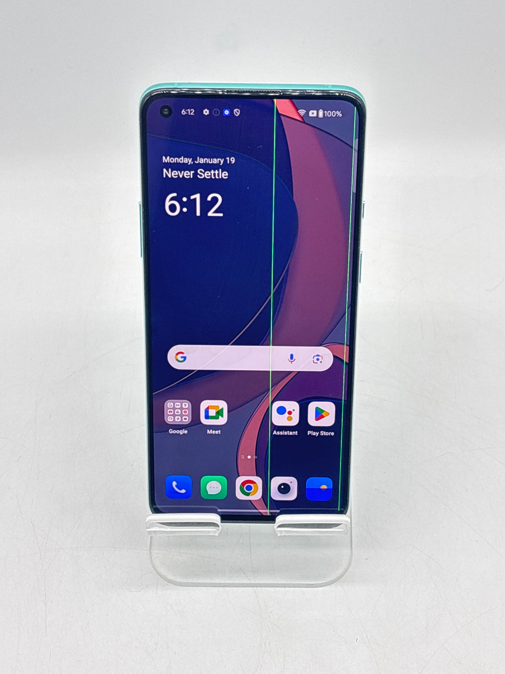 OnePlus 8T 6.55 in 5G 256GB Aquamarine Green Unlocked - For Parts