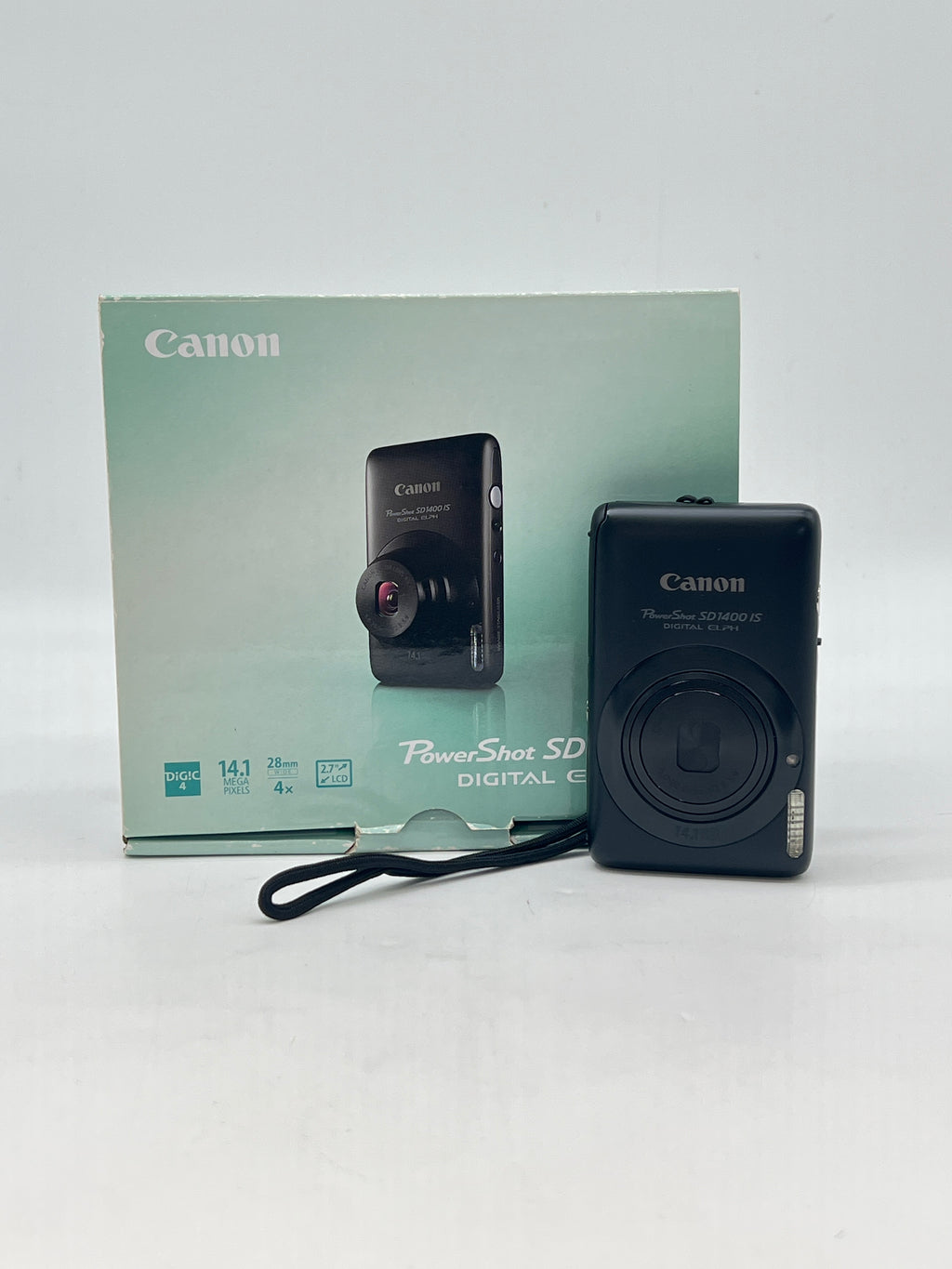 Canon PowerShot SD1400 IS 14.1MP Digital Elph Camera - Used with box
