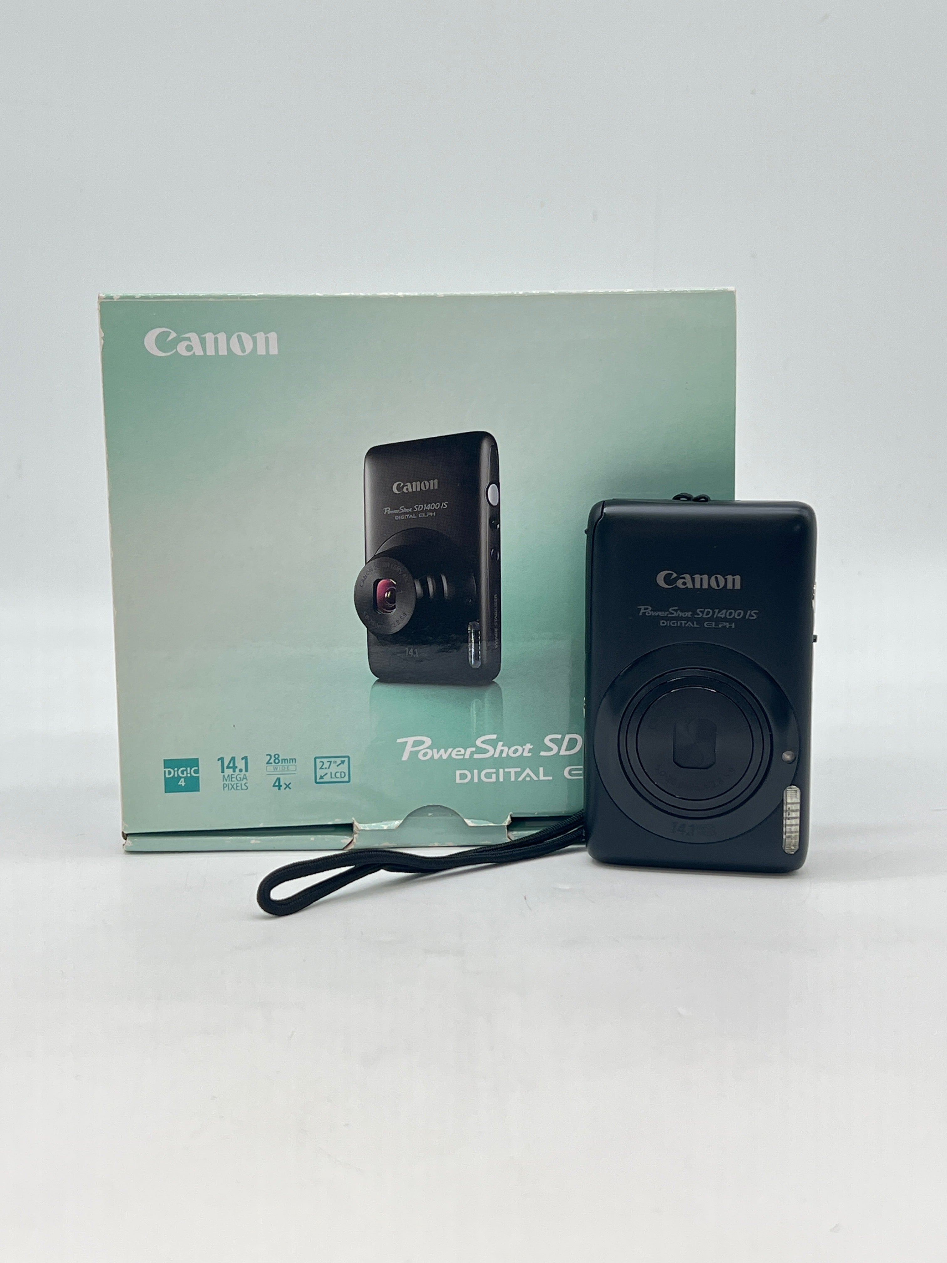 Canon PowerShot SD1400 IS 14.1MP Digital Elph Camera - Used with box