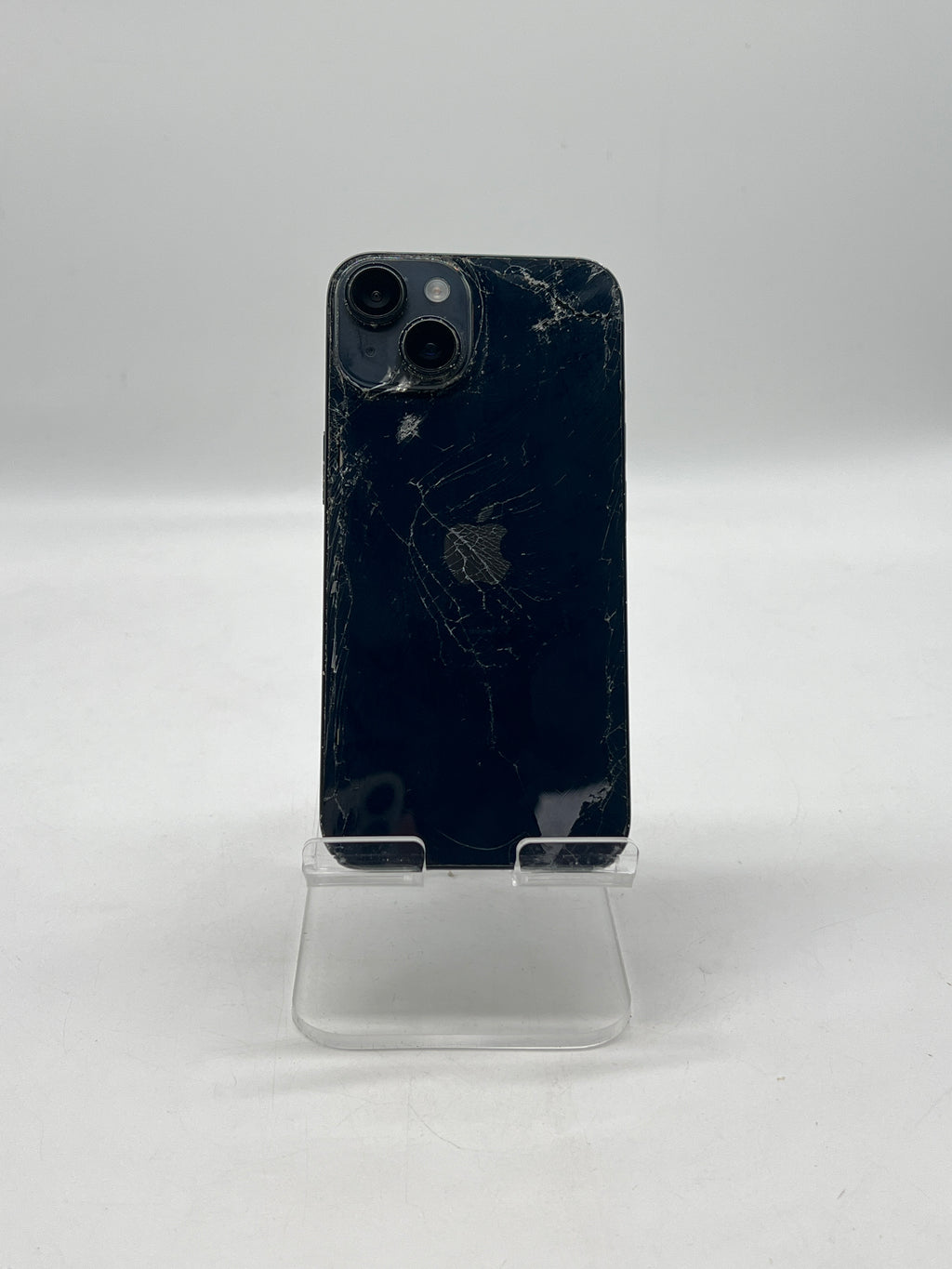 ATT Apple iPhone 14 128GB Midnight - For Parts Cracked Back