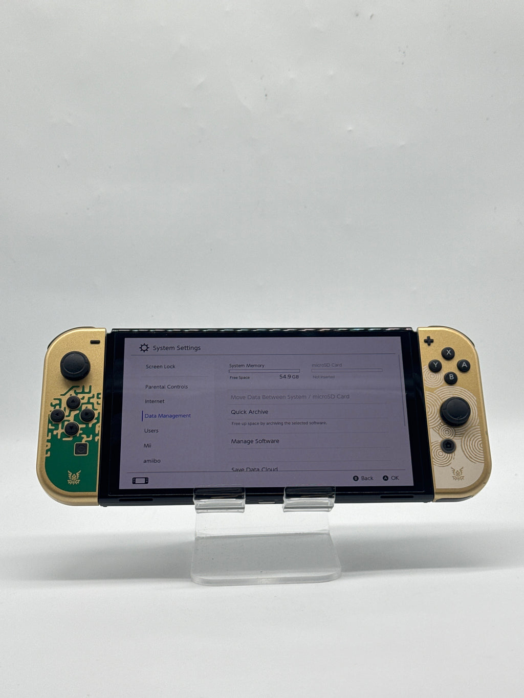 Nintendo Switch OLED HEG-001 64GB TotK Special Edition White/Gold - Used