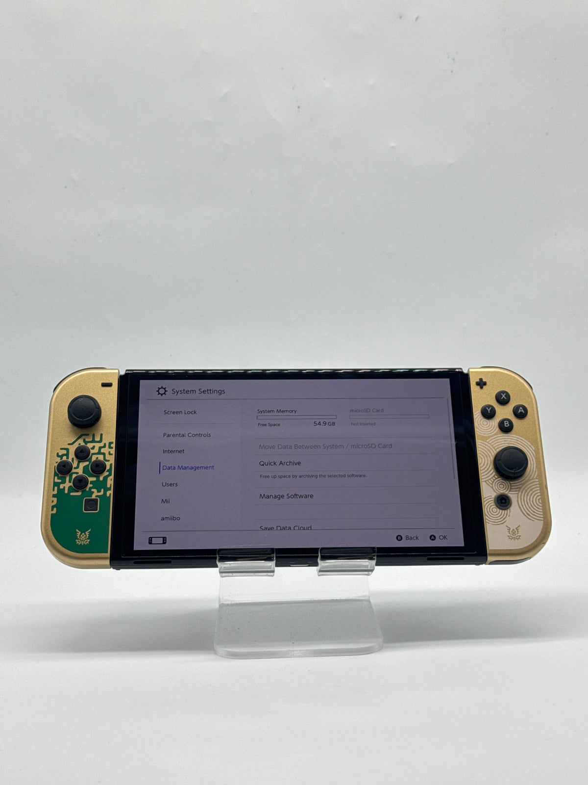 Nintendo Switch OLED HEG-001 64GB TotK Special Edition White/Gold - Used