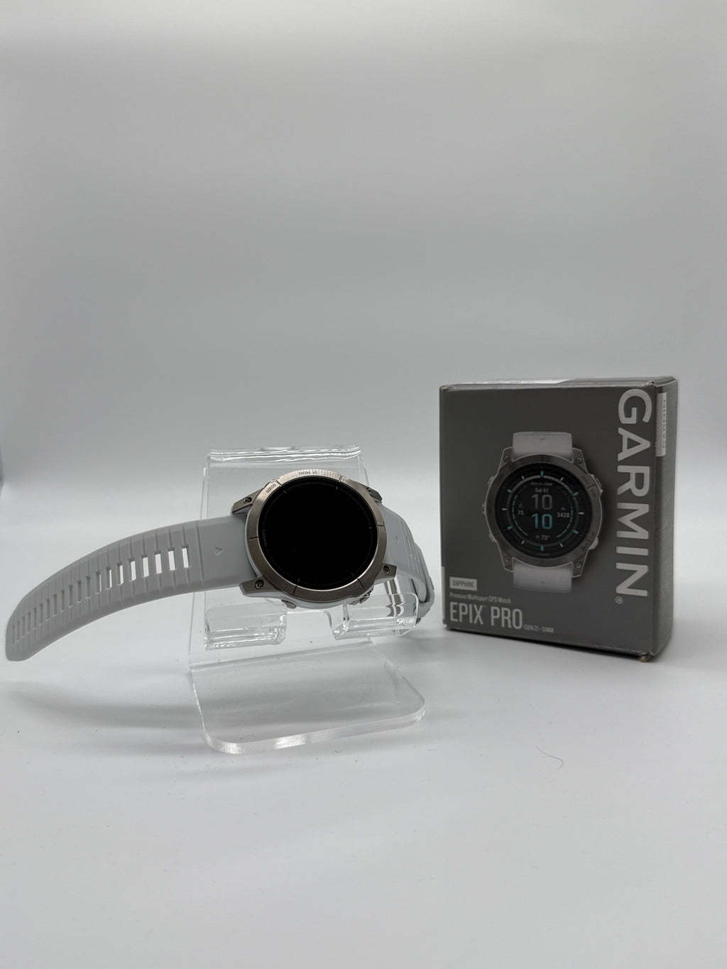 Garmin Epix Pro (Gen 2) Sapphire Edition GPS Watch - Titanium/Whitestone, 51mm