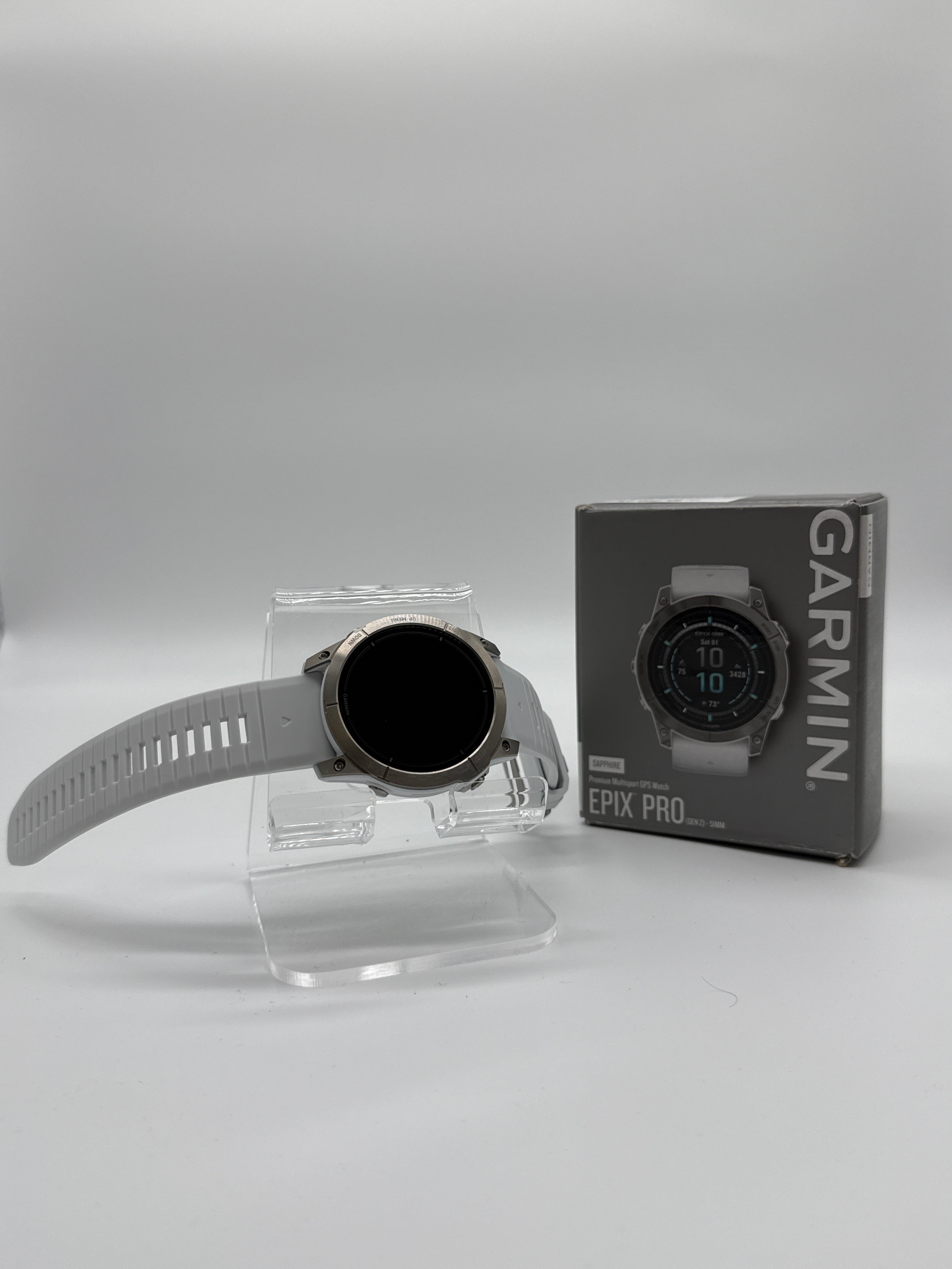 Garmin Epix Pro (Gen 2) Sapphire Edition GPS Watch - Titanium/Whitestone, 51mm