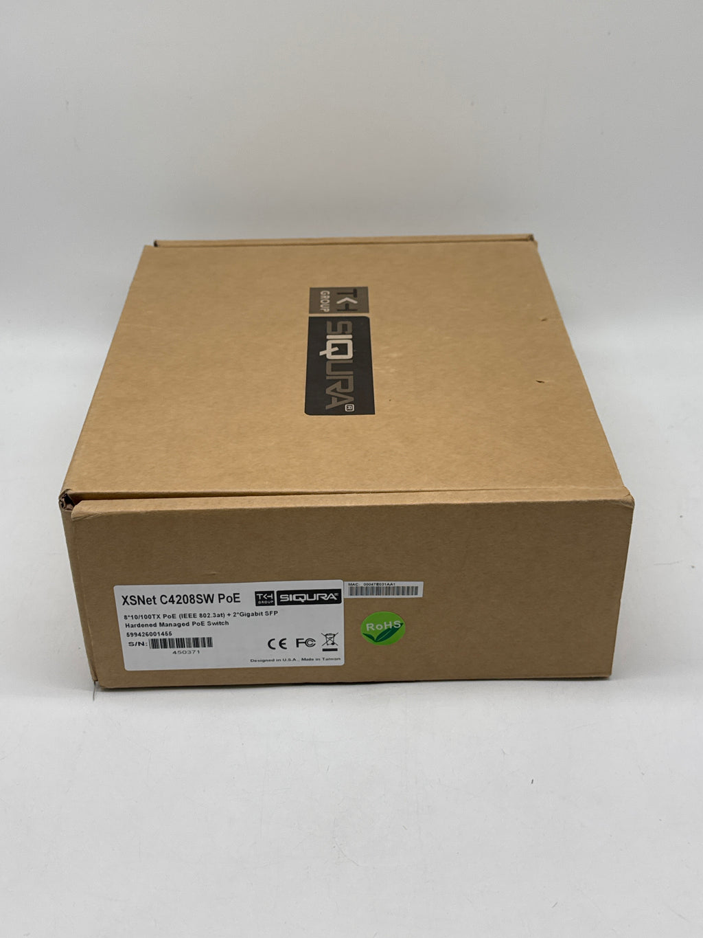 Siqura XSNet C4104SW Hardened Managed Ethernet Switch New In Box