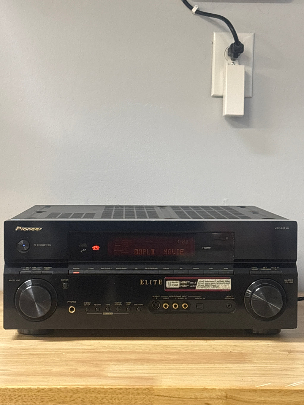 Pioneer VSX-91TXH A/V Receiver 7.1 Channel Black Used