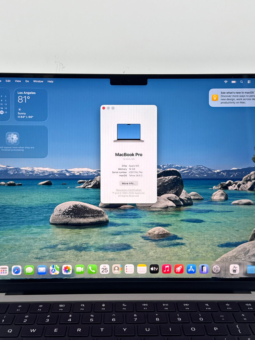 Apple MacBook Pro  M5 A3434 16GB RAM 1TB SSD 14.2" - Used