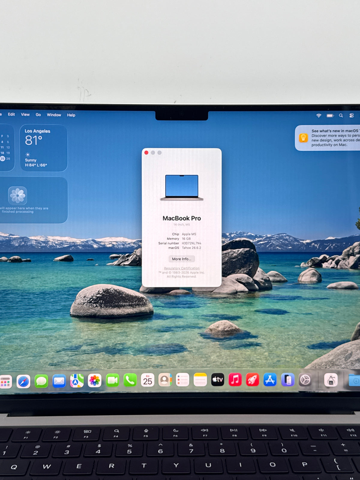 Apple MacBook Pro  M5 A3434 16GB RAM 1TB SSD 14.2" - Used