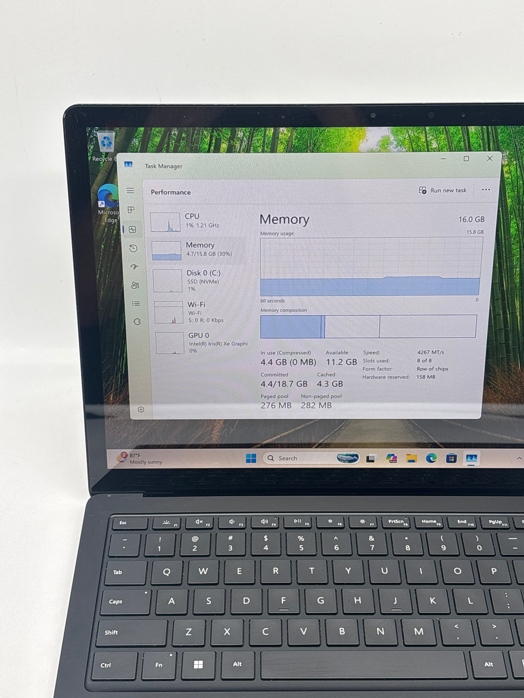 Microsoft Surface Laptop 4 1951 i7-1185G7 16GB RAM 256GB SSD - Remotely Managed