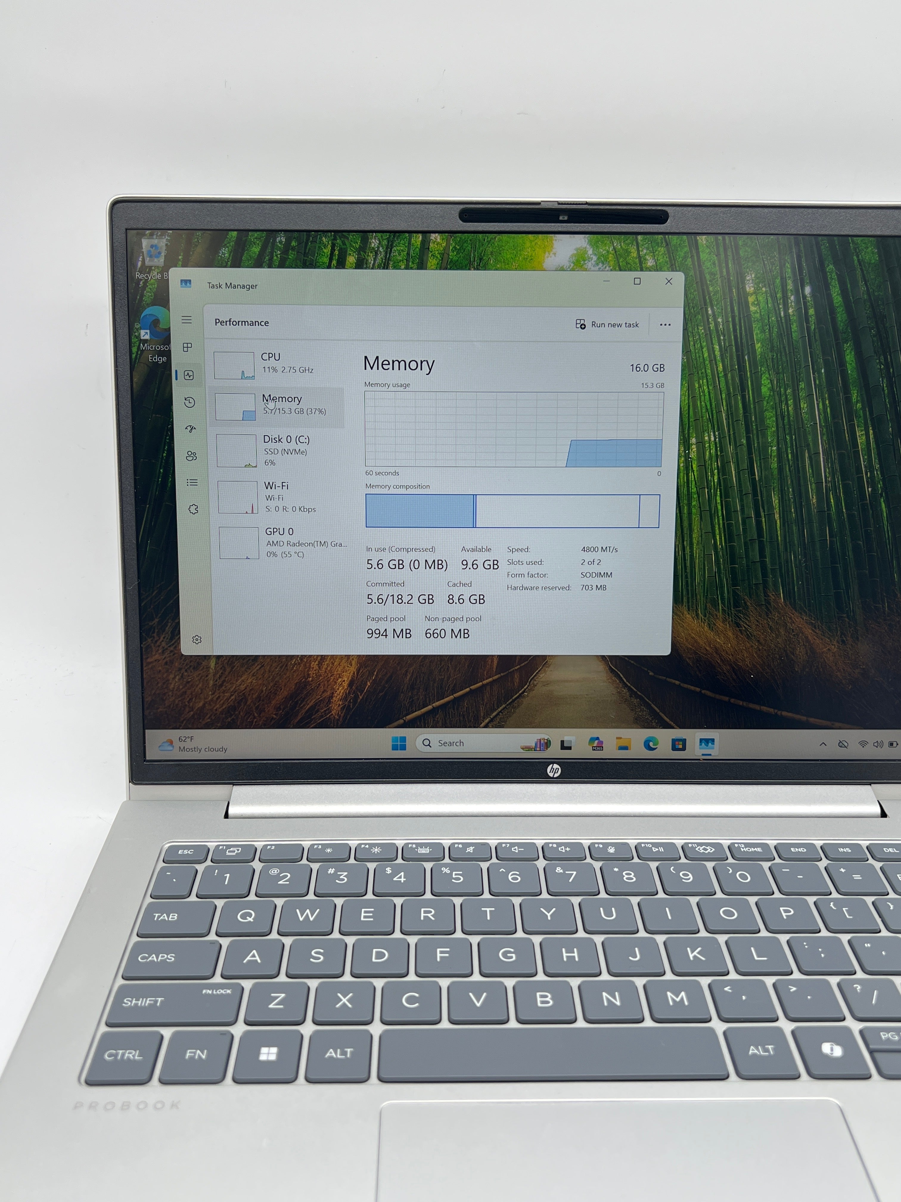 HP ProBook 445 G11 Ryzen 5 7535U 16GB RAM 512GB SSD - Used