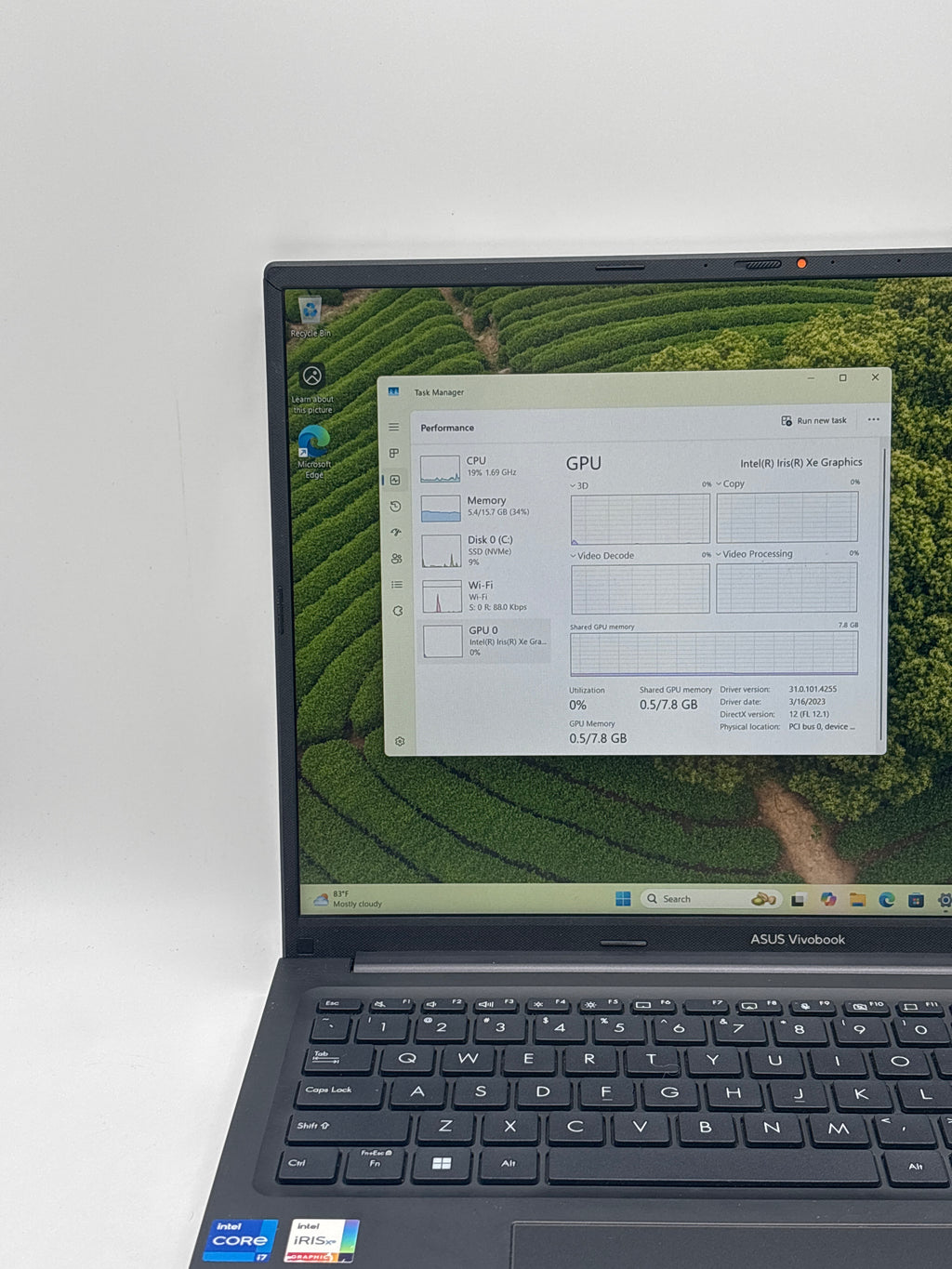 Asus VivoBook F1605Z i7-1255U 16GB RAM 512GB SSD