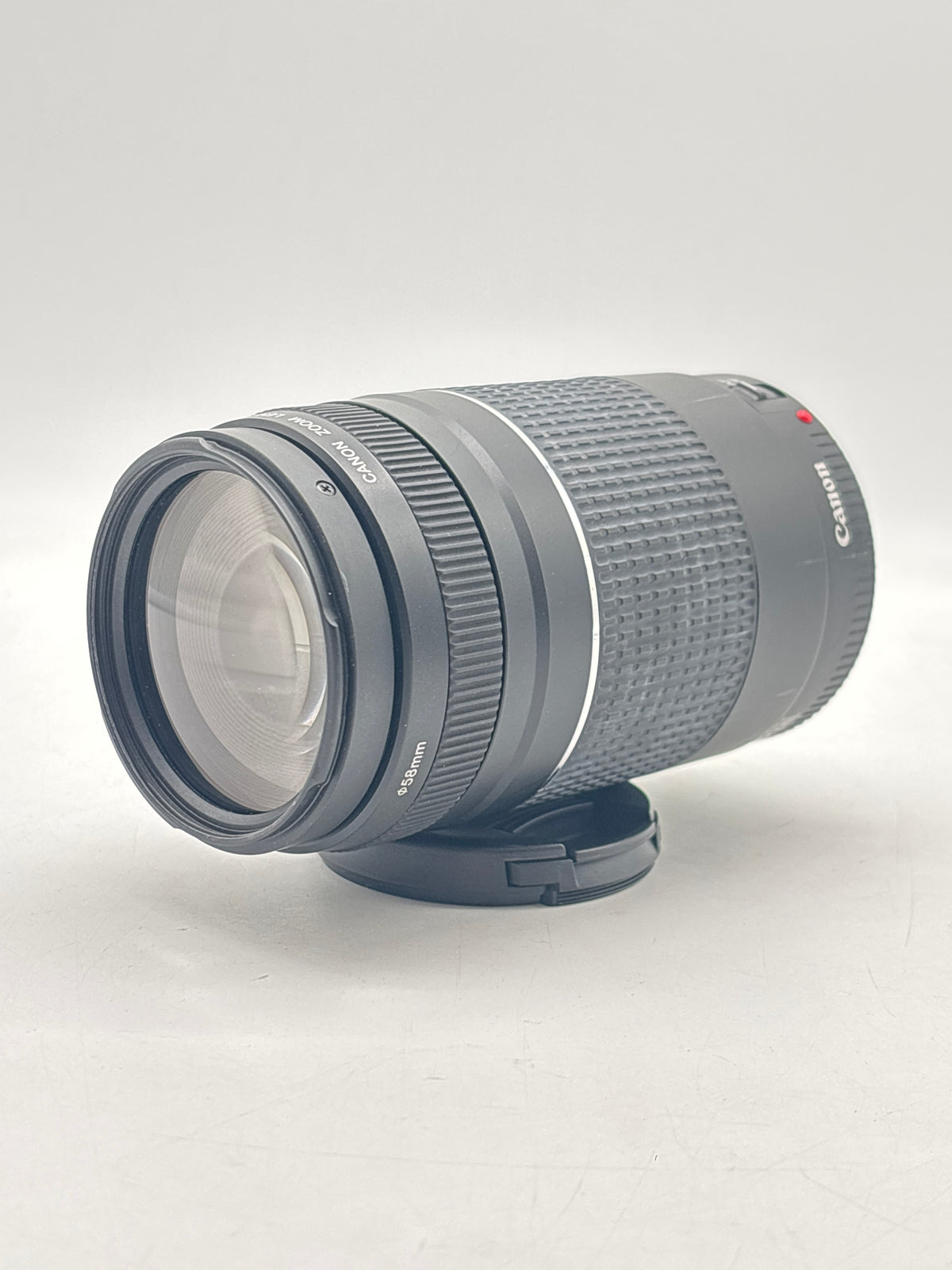 Canon EOS Rebel T6 DSLR Camera Kit EF-S 18-55mm 75-300mm Lenses Black - Used