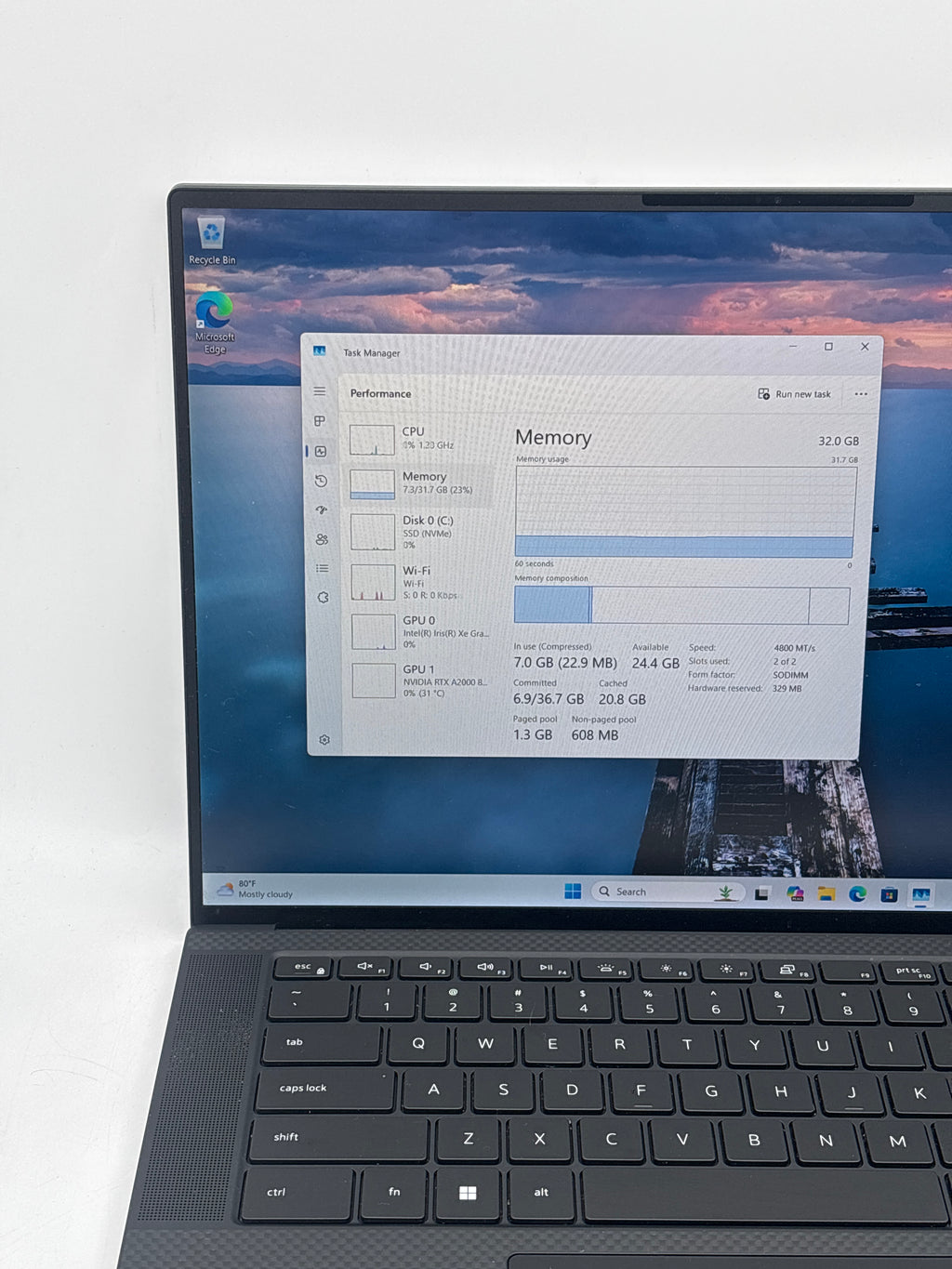 Dell Precision 5570 i7-12700H 32GB RAM 512GB SSD RTX A2000 - Remotely Managed