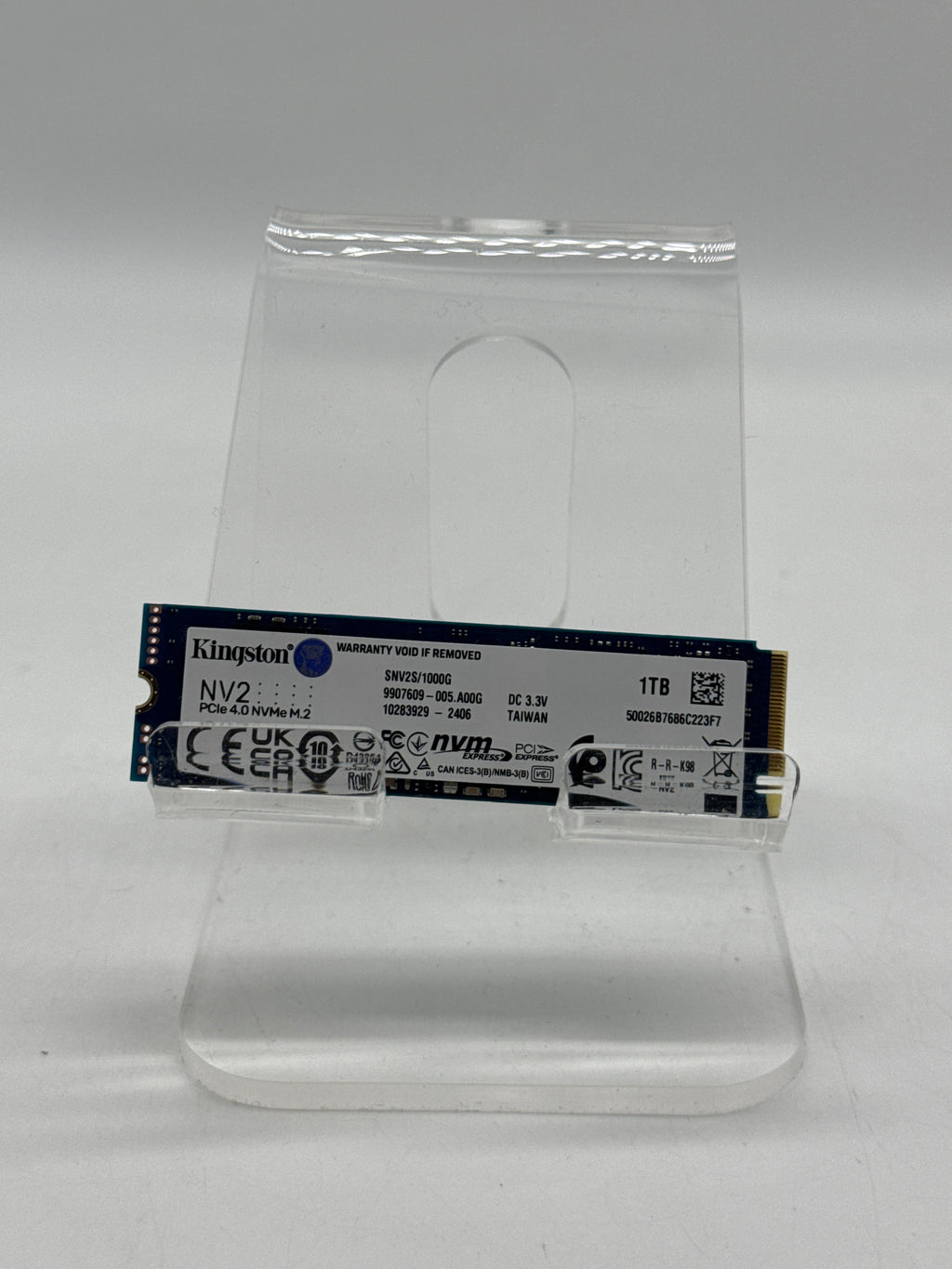 Kingston NV2 1TB M.2 NVMe Gen 4 SSD 2280 - Used