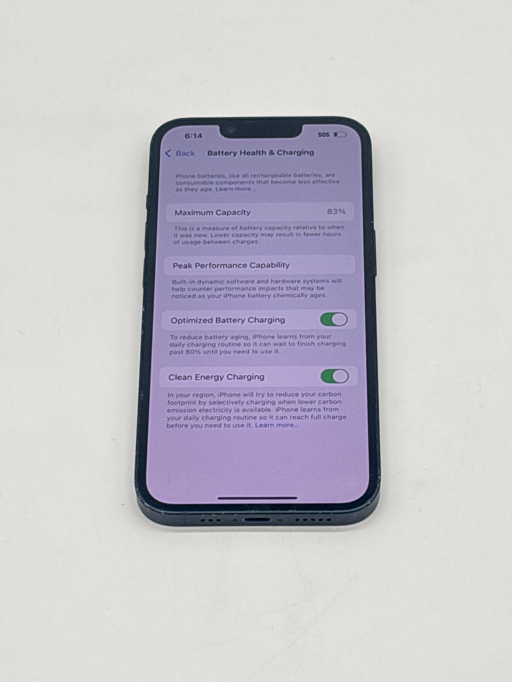 Apple iPhone 14 6.1 in A2161 128 GB Midnight Unlocked