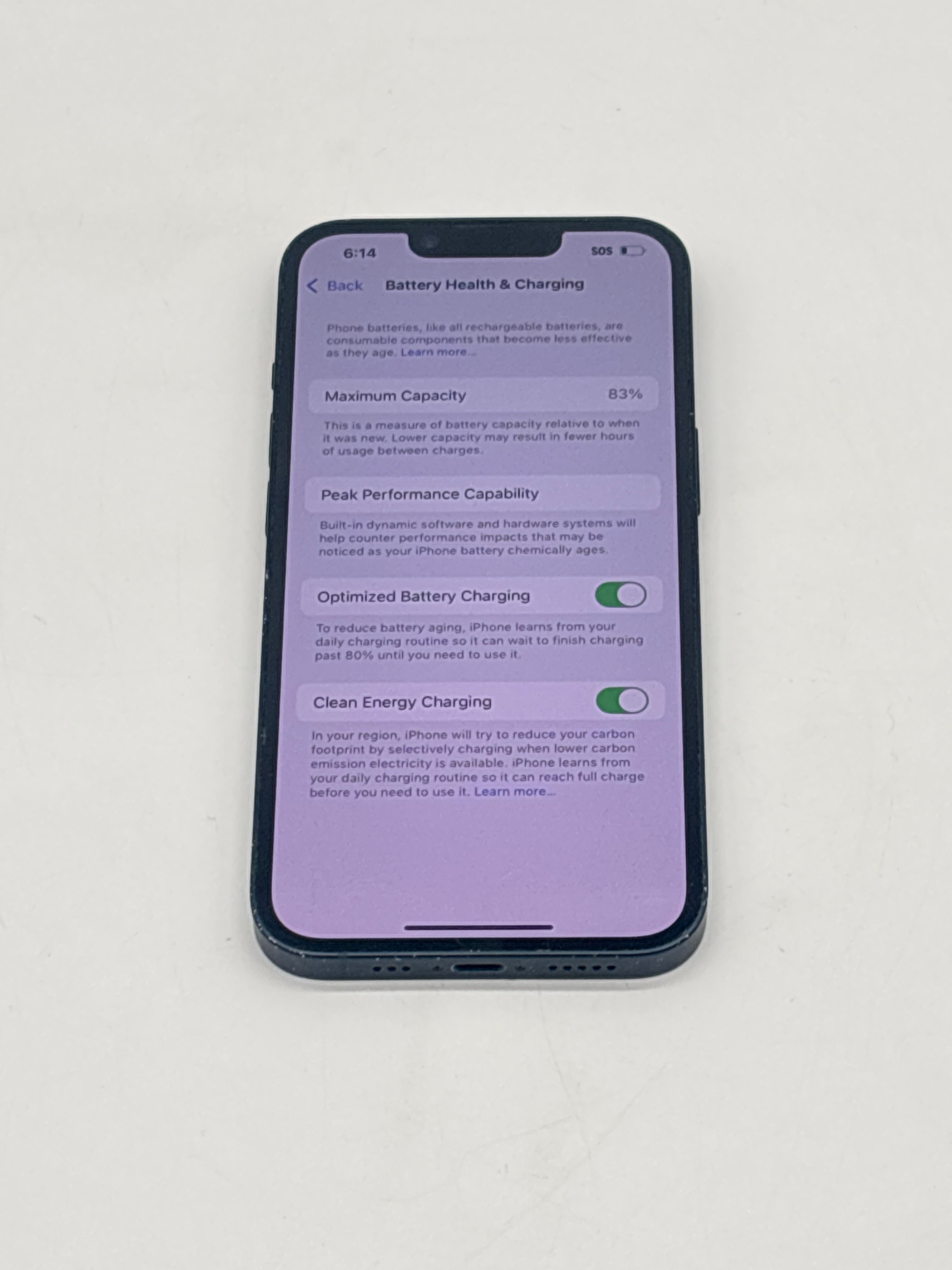 Apple iPhone 14 6.1 in A2161 128 GB Midnight Unlocked
