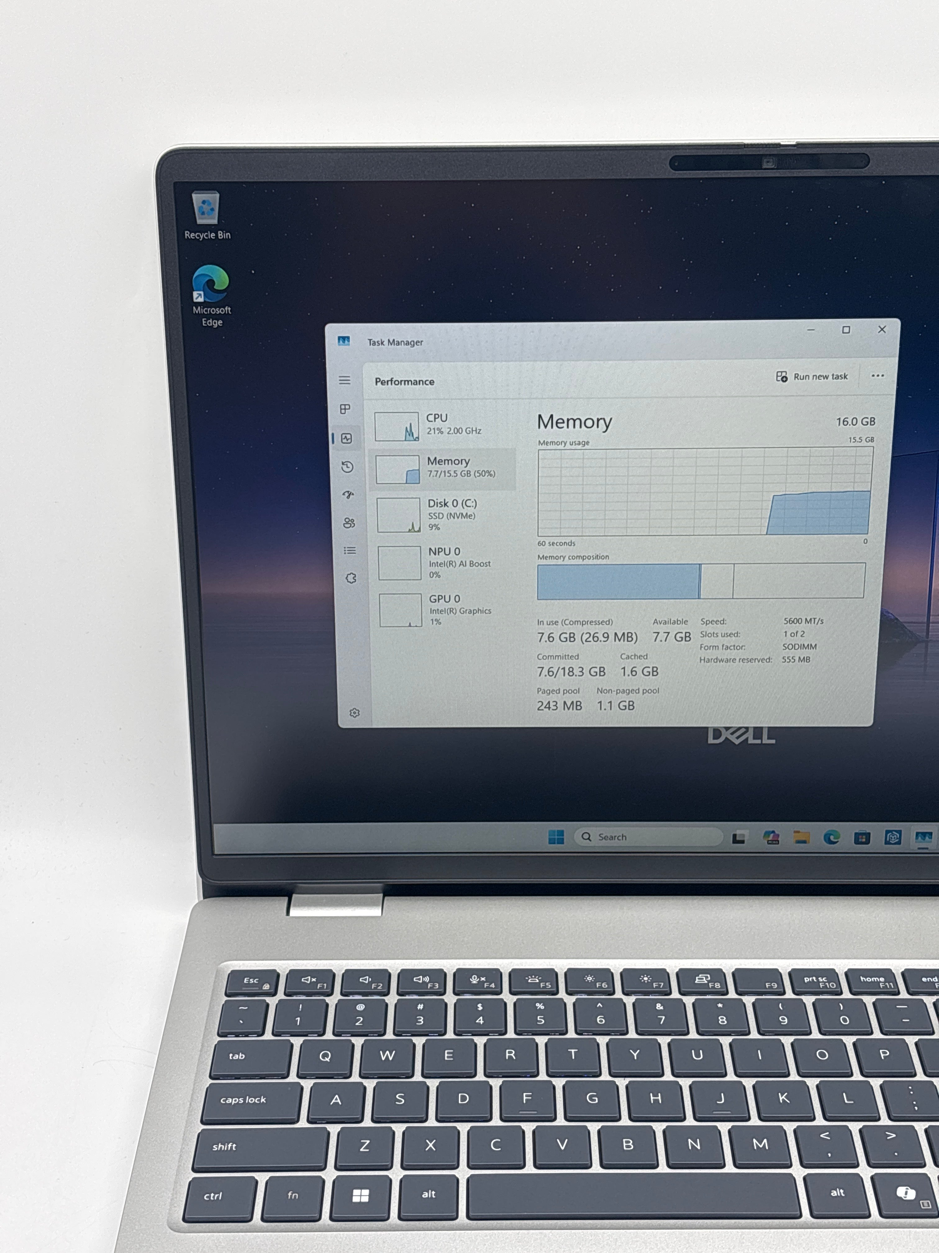 Dell Pro 16 Ultra 5 235U 16GB RAM 512GB SSD Used
