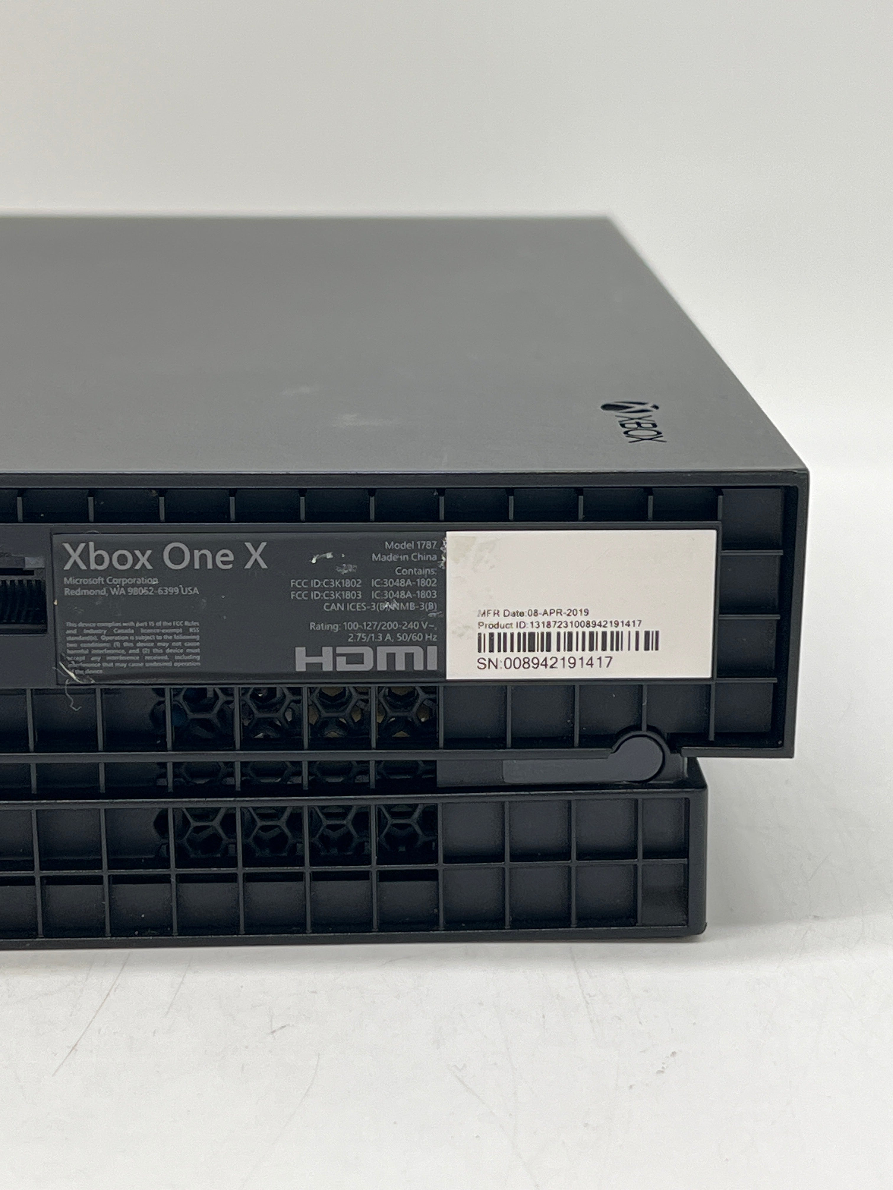Microsoft Xbox One X 1787 1TB Black Console Only - Used