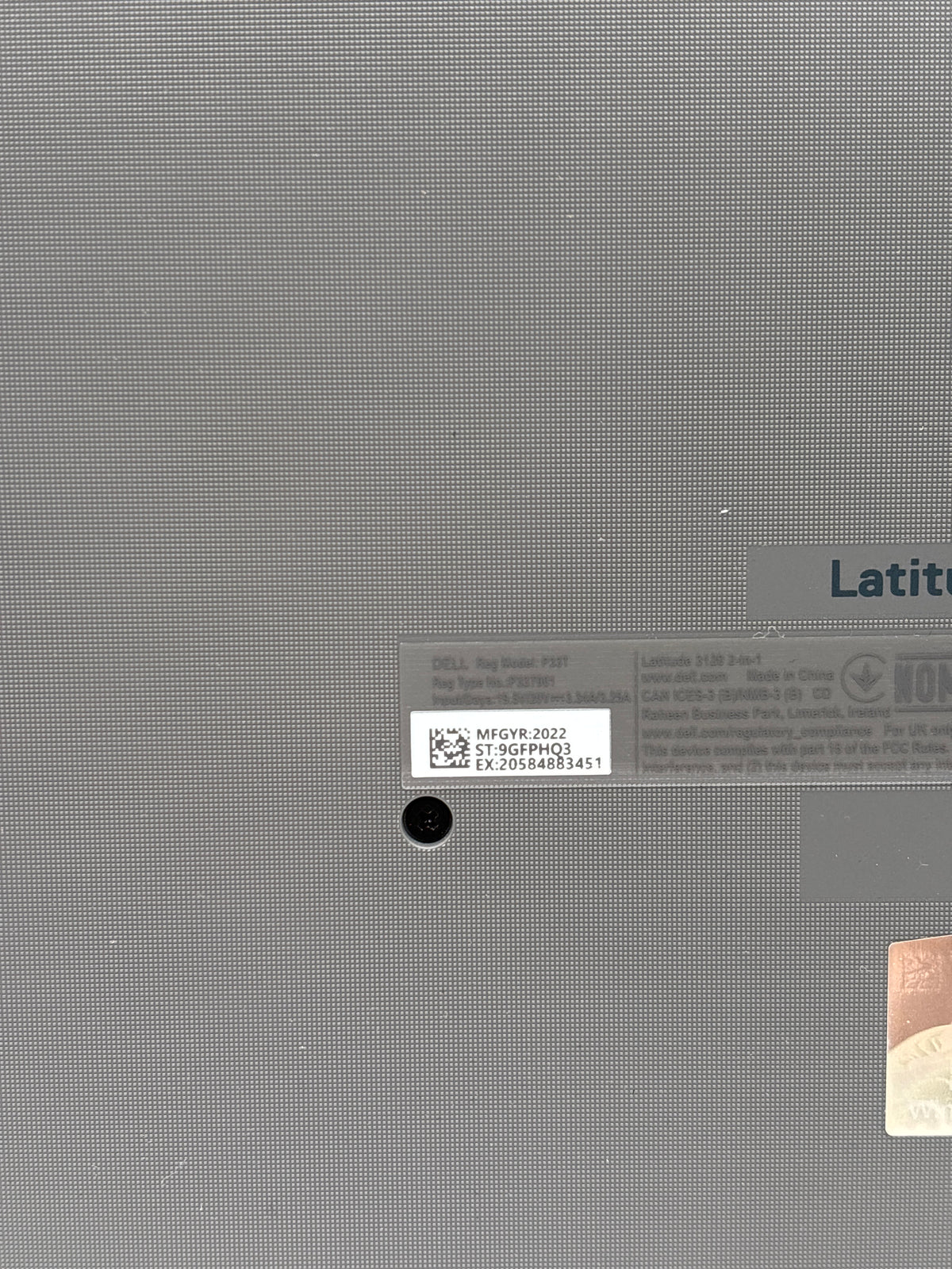 Dell Latitude 3120 11.6" Pentium Silver N6000 8GB RAM 128GB SSD Gray - Used