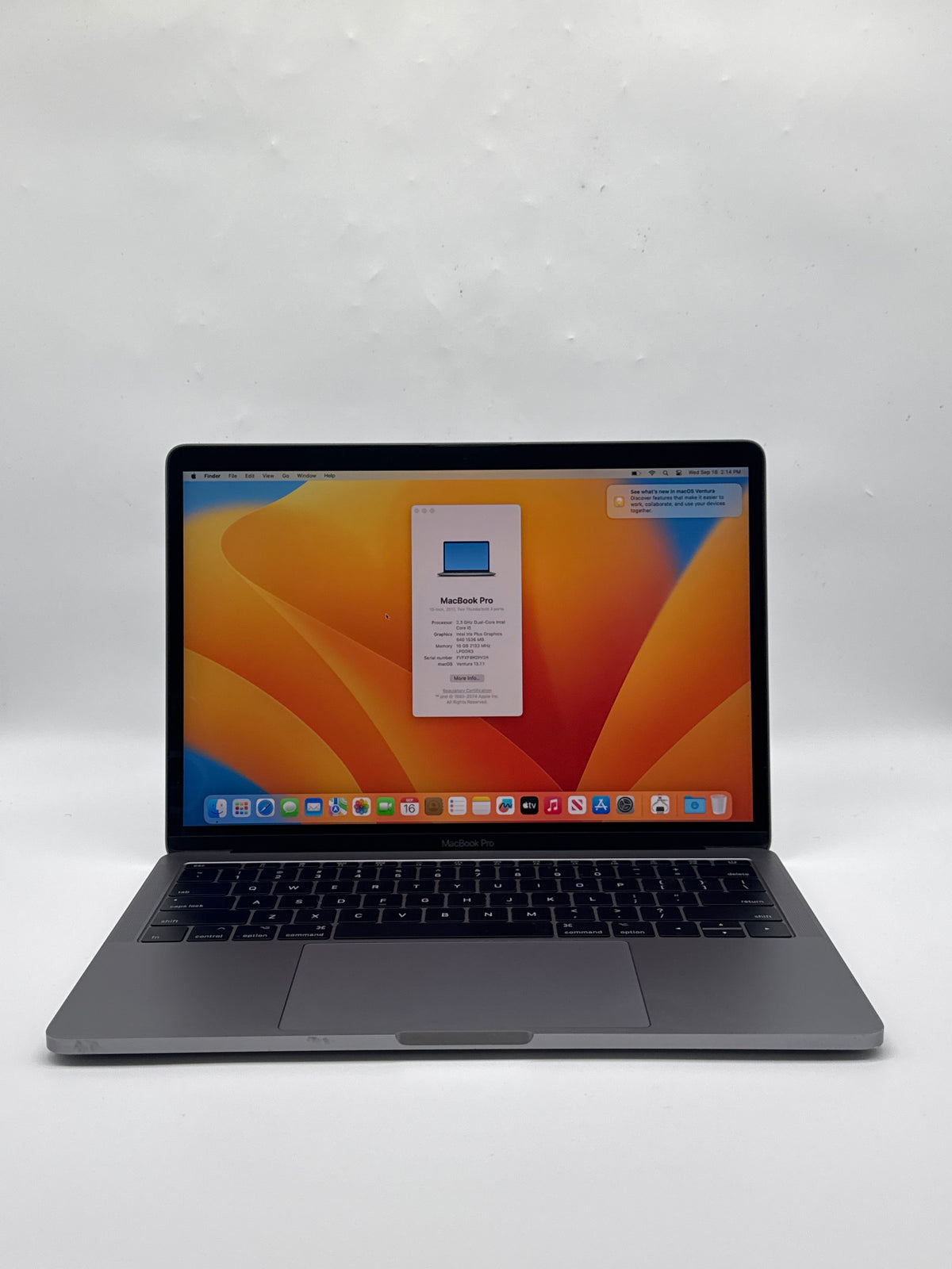 Apple MacBook Pro 13" A1708 2017 Core i5 16GB RAM 512GB SSD Space Gray - READ