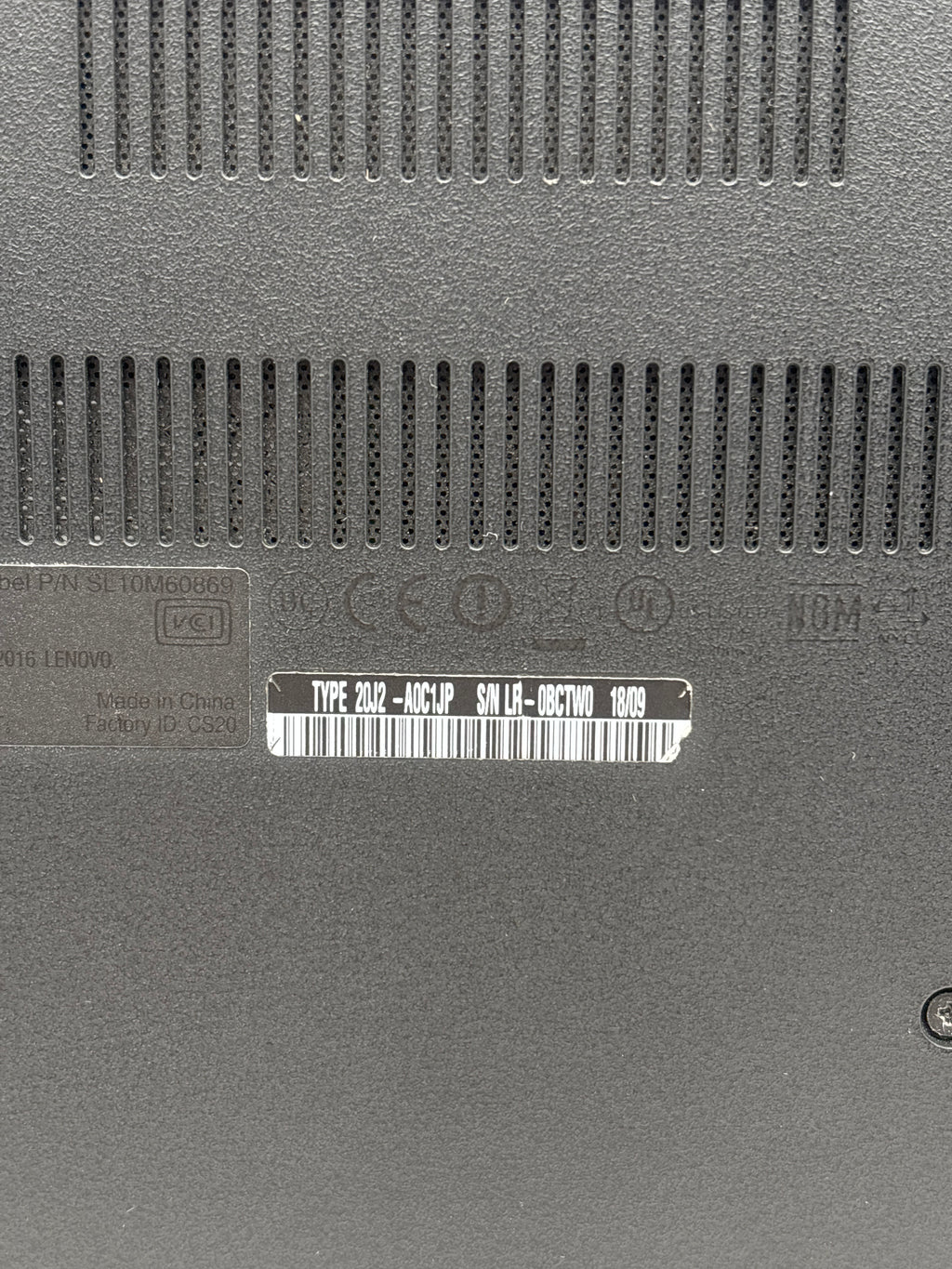 Lenovo ThinkPad 15.6" Intel Celeron 3865U 16GB RAM 256GB SSD - Used