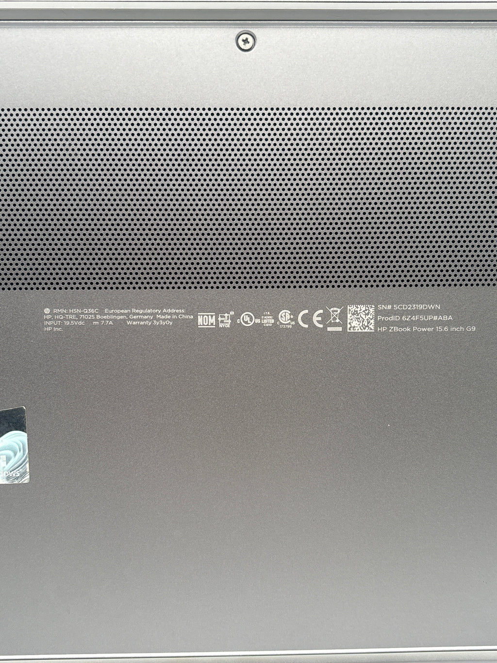 HP Zbook Power G9 i7-12800H 32GB RAM 1TB SSD RTX A2000