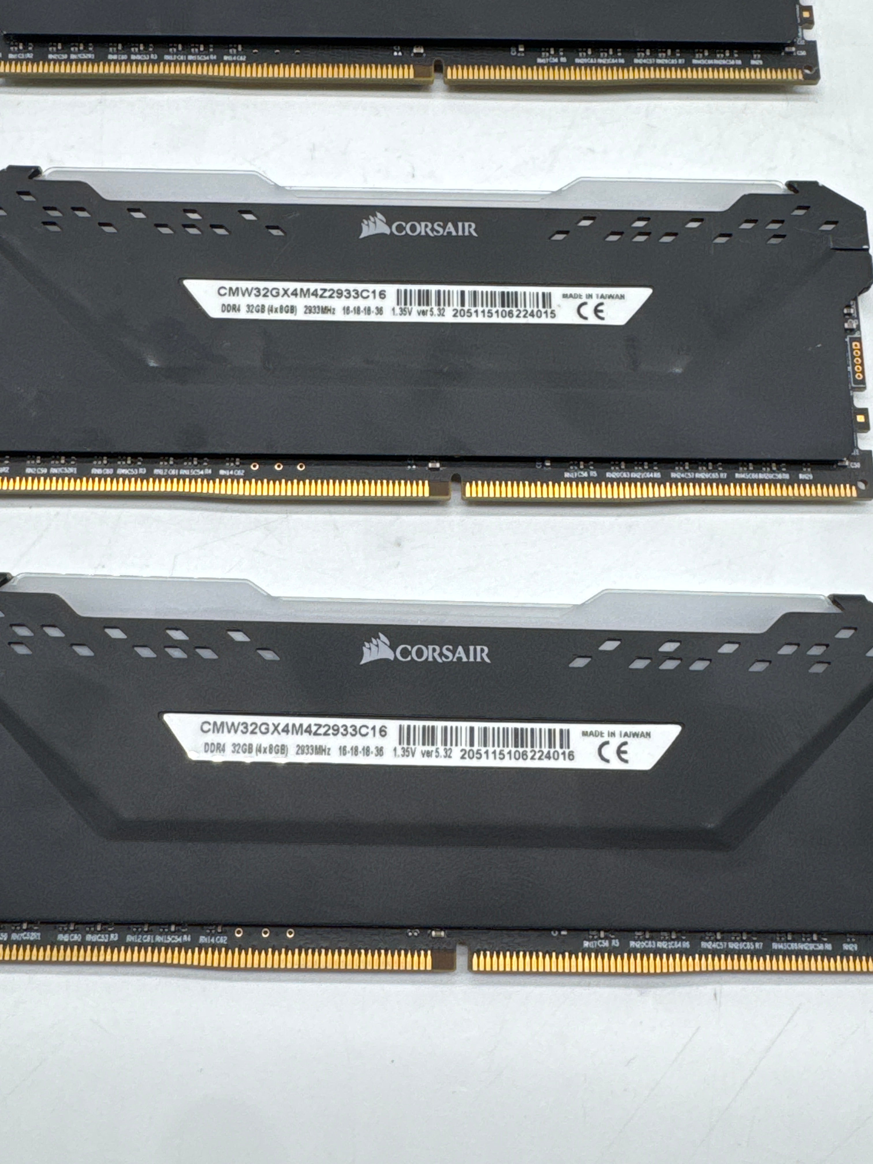 Corsair Vengeance RGB Pro 32GB 4x8GB DDR4-3200 - Used