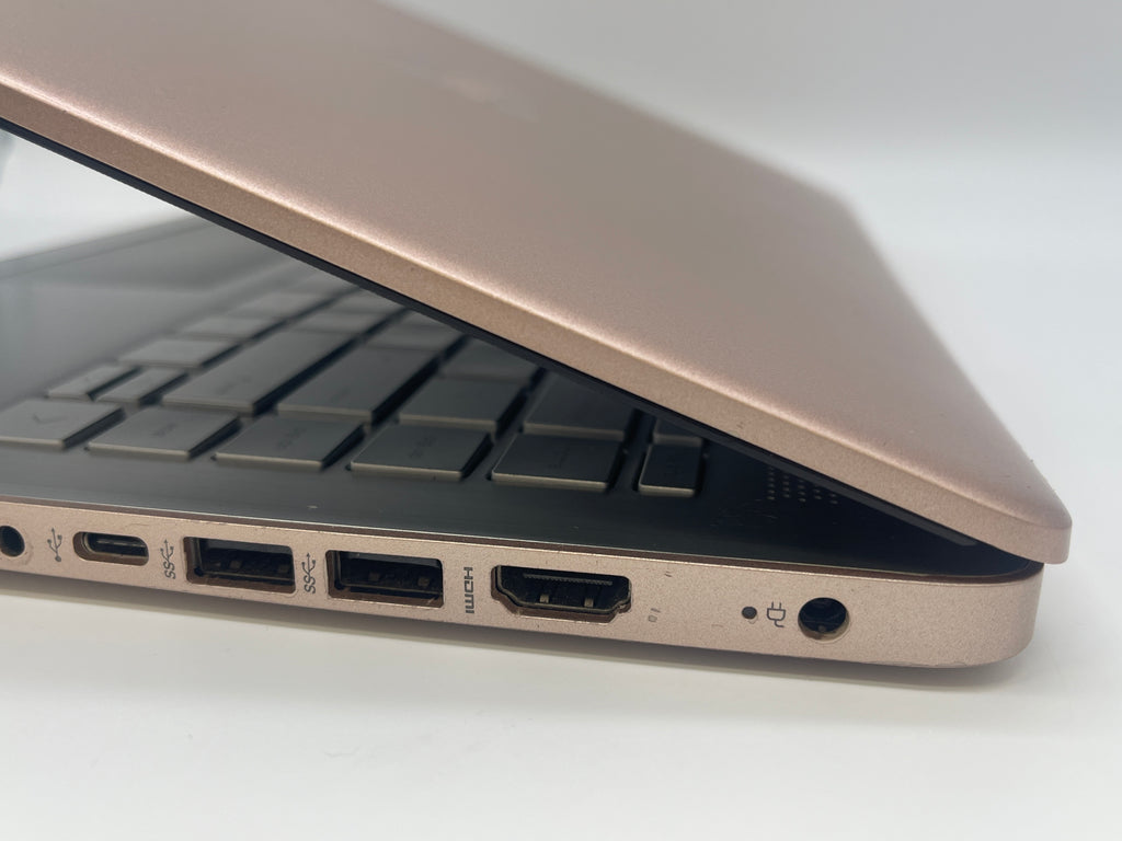 HP 14-DQ0030NR 14-inch Intel Celeron 4GB RAM 64GB Laptop - Rose Gold (Cracked Screen)
