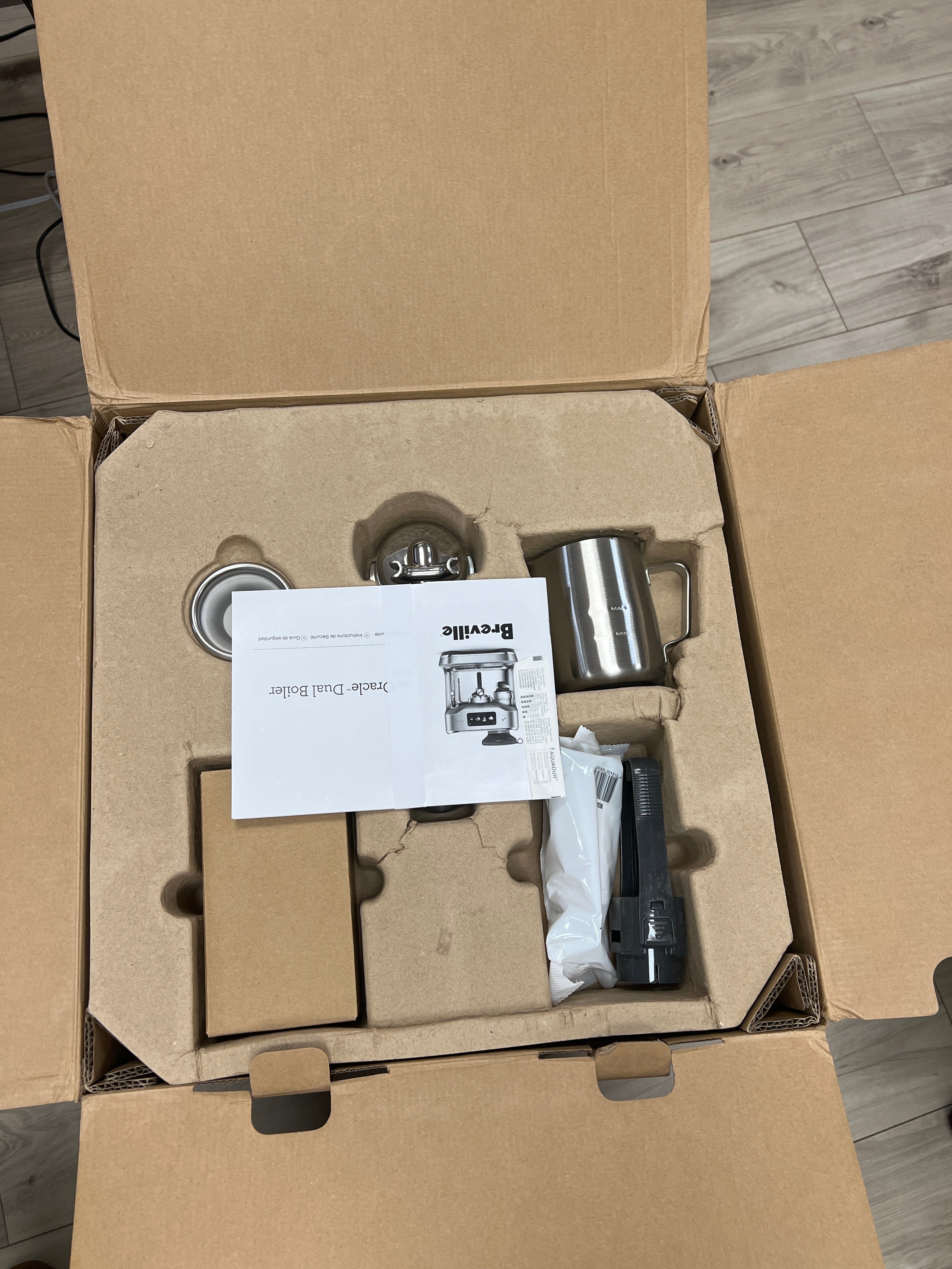 Breville The Oracle Dual Boiler Espresso Machine BES995 Brushed Stainless Steel New In Box