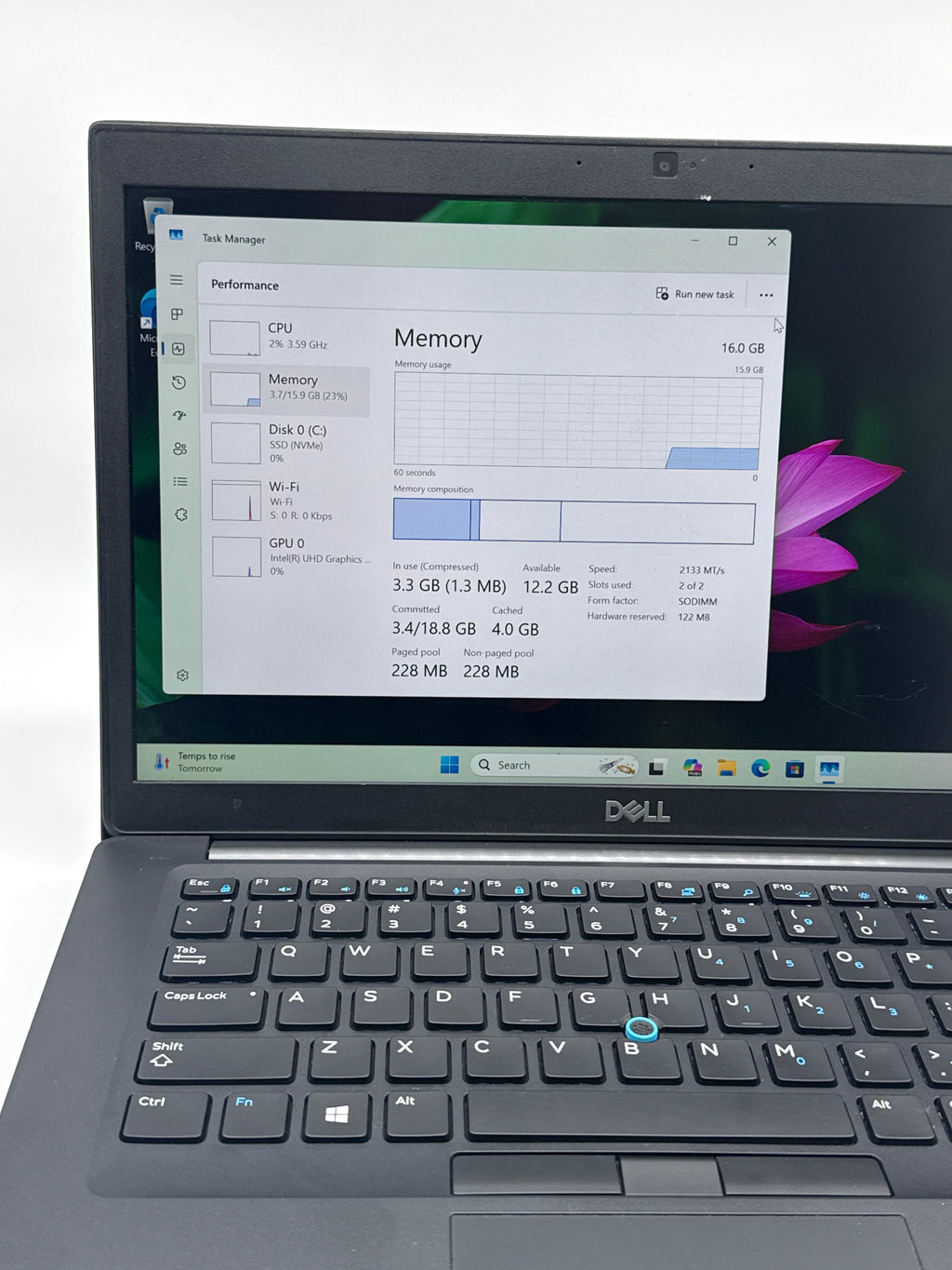 Dell Latitude 7490 i5-8350U 16GB RAM 256GB SSD