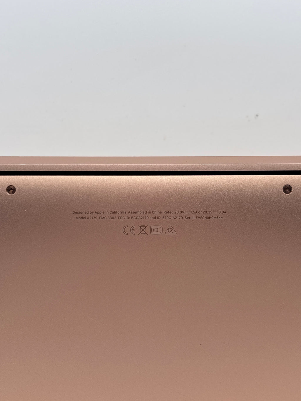 Apple MacBook Air 13" A2179 Intel Core i5 16GB RAM 512GB SSD Gold - Used