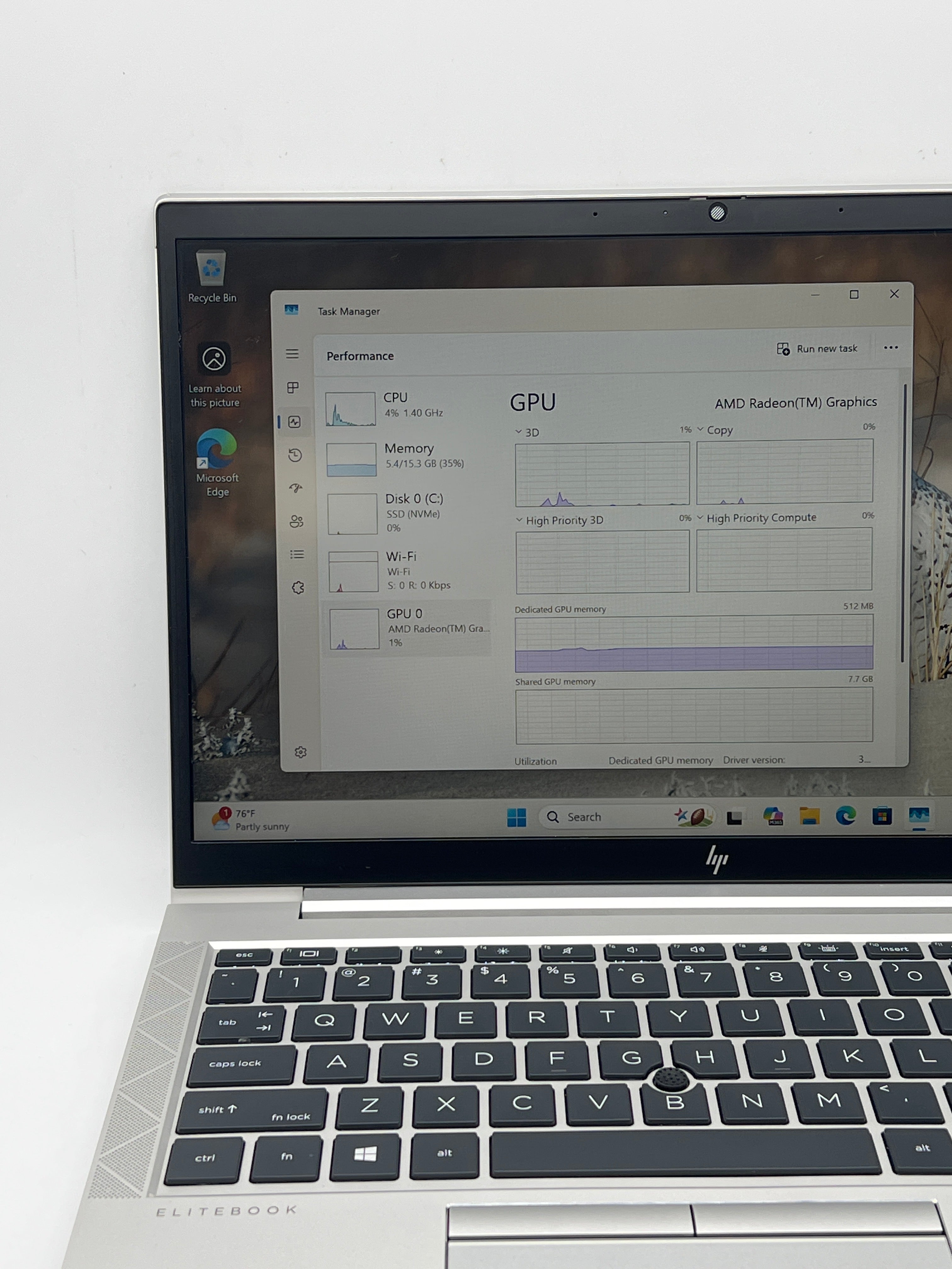 HP Elitebook 845 G7 Ryzen 5 Pro 4650U 16GB RAM 256GB SSD