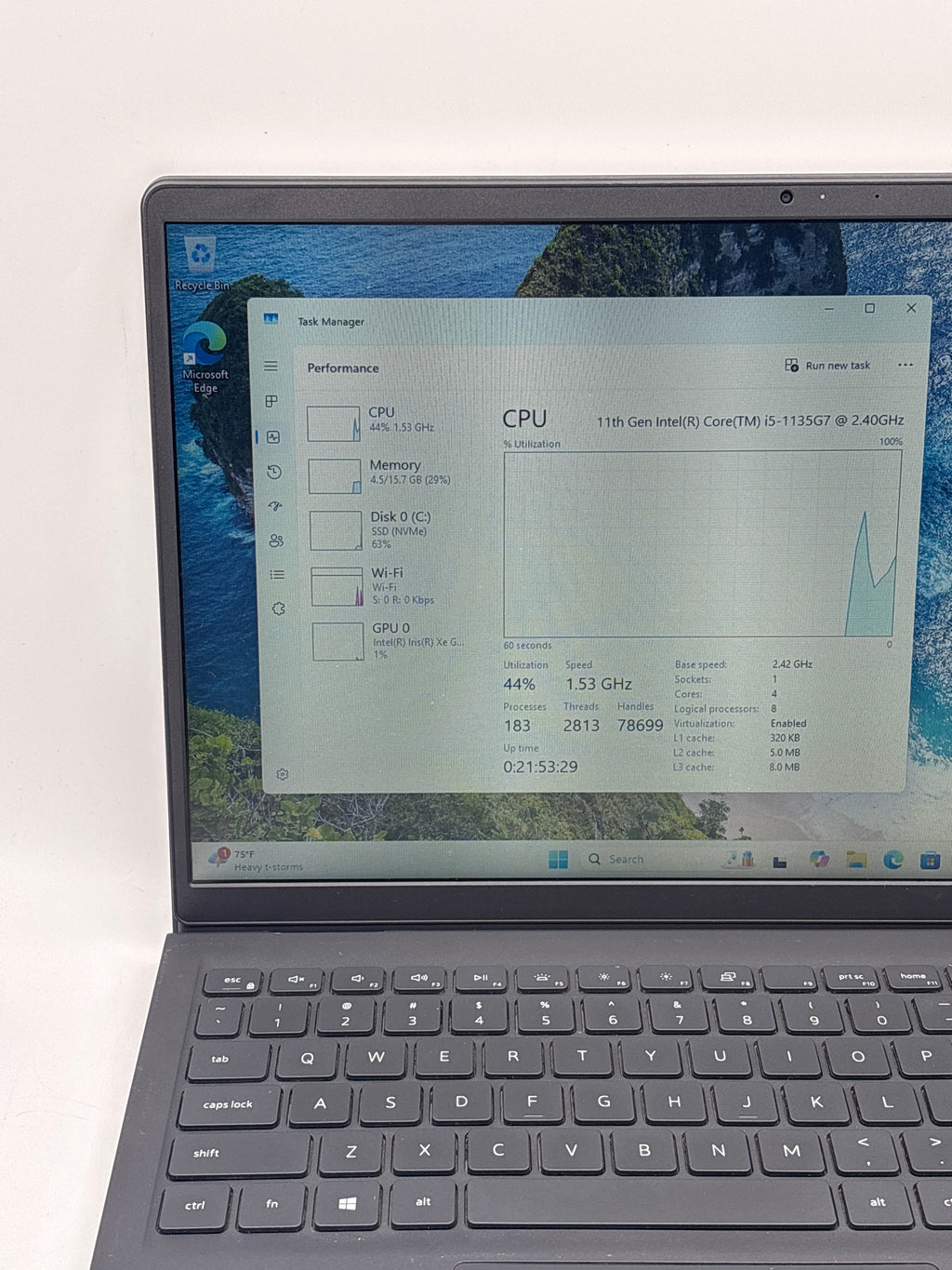 Dell Inspiron 15 3511 i5-1135G7 16GB RAM 256GB SSD Used