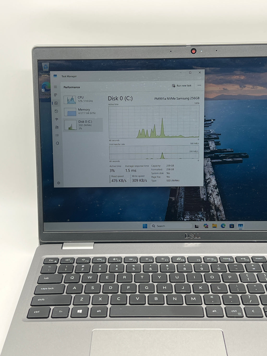 Dell Latitude 5520 i5-1145G7 8GB RAM 256GB SSD - (BIOS Lock/Remotely Managed)