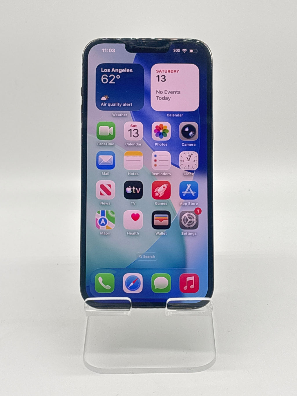 Apple iPhone 13 Pro Max 128 GB  AT&T back crack used B