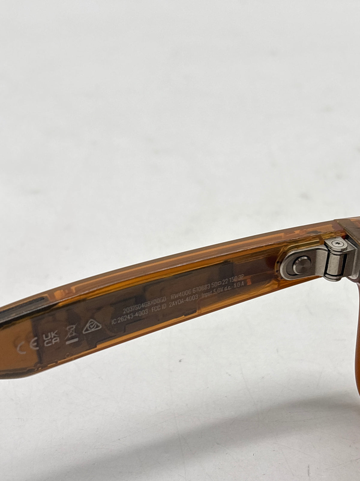 Meta Ray-Ban Wayfarer RW4006 Smart Glasses Green - Used