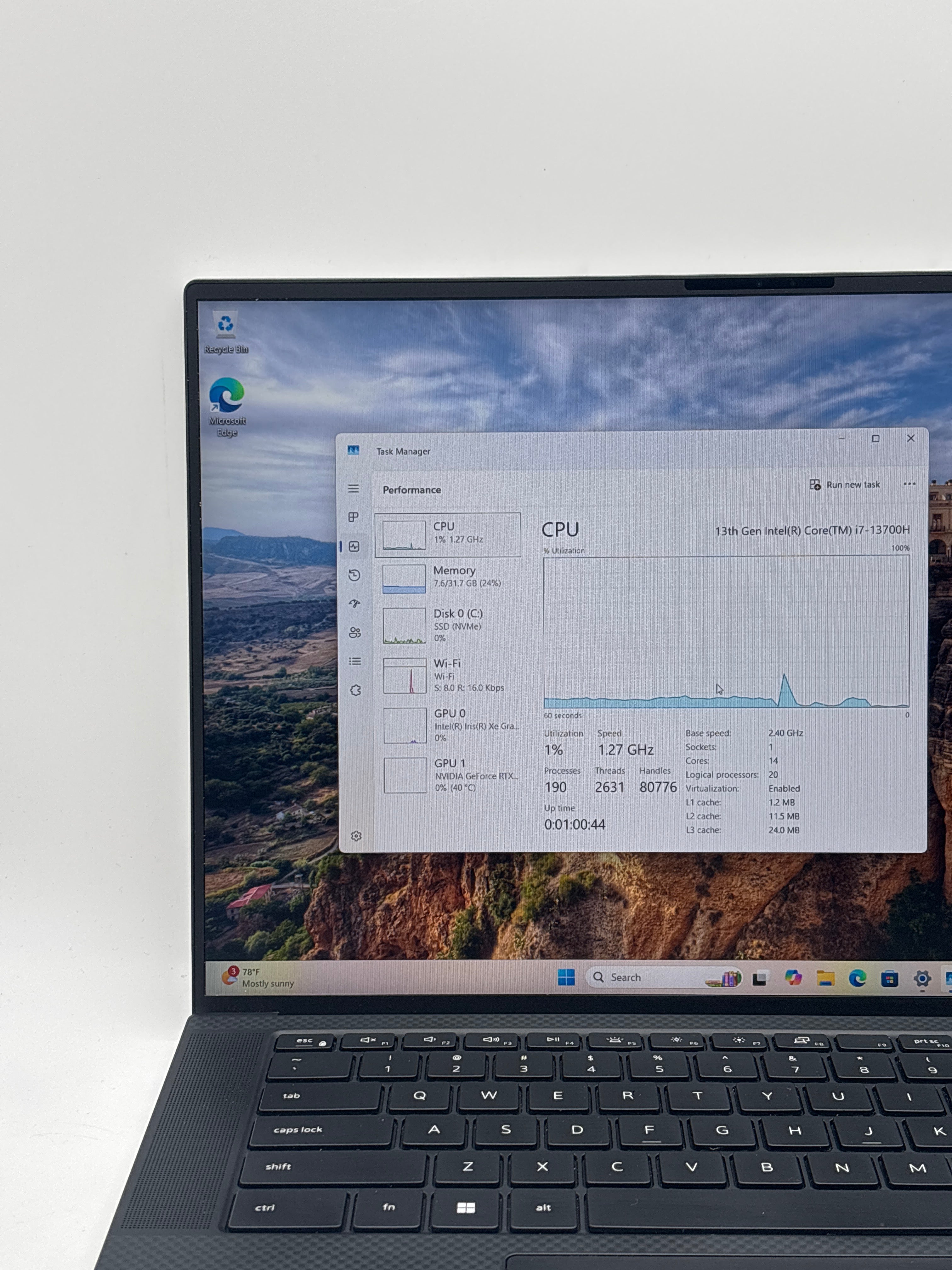 Dell XPS 15 9530 i7-13700H 32GB RAM 1TB SSD RTX 4050