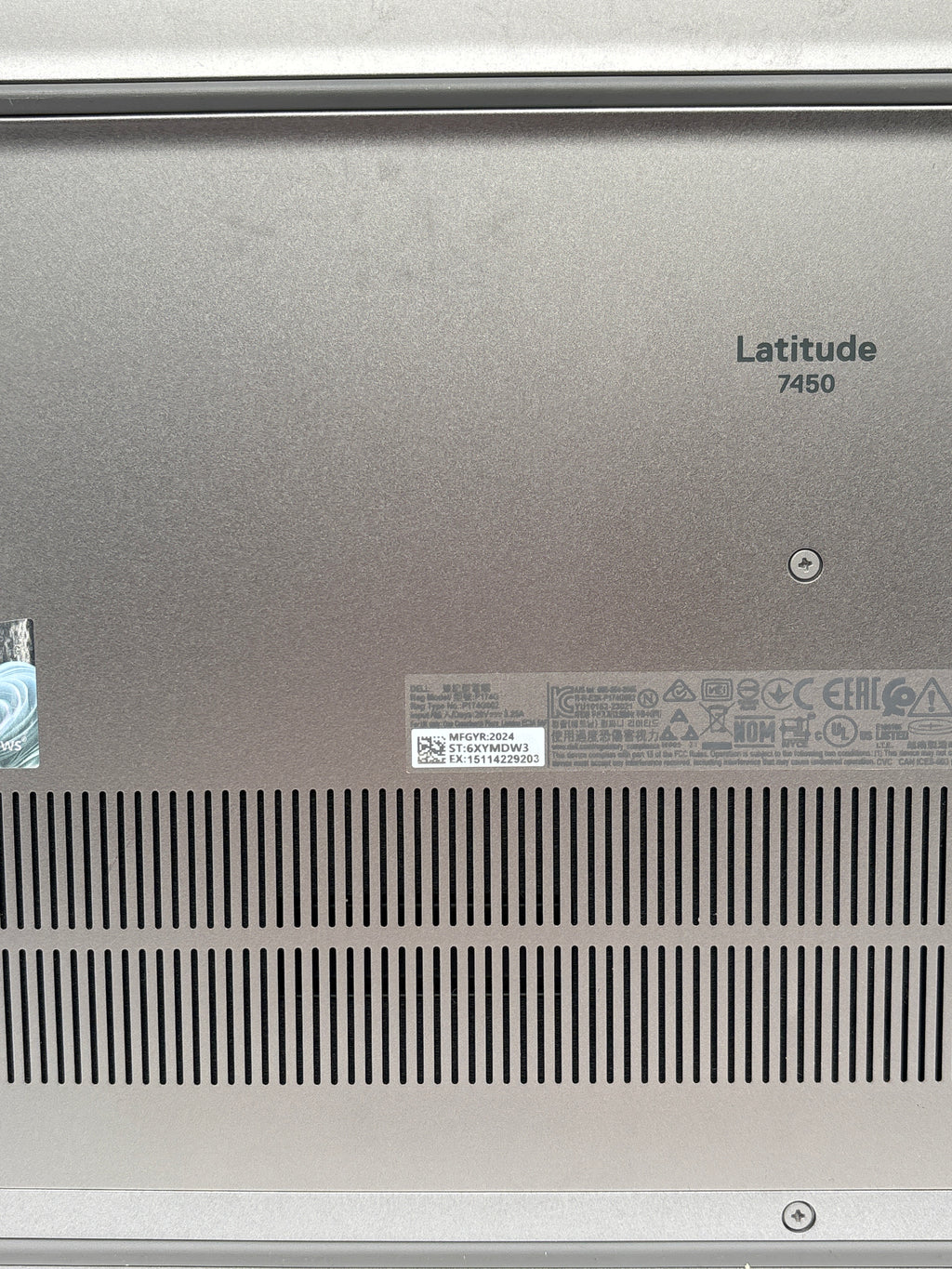 Dell Latitude 7450 14" Ultra 7 165U 32GB RAM 512GB SSD Gray - Used
