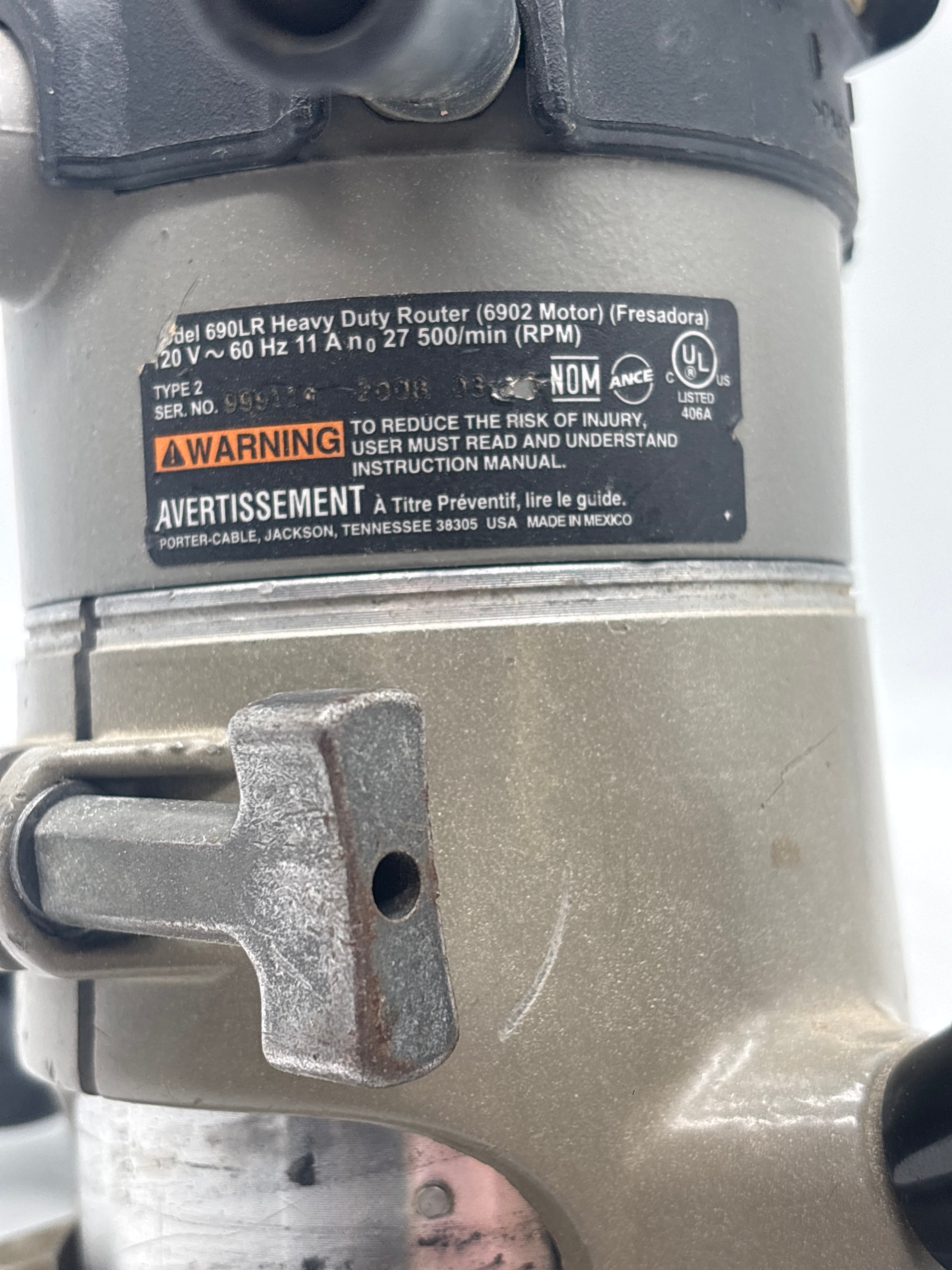 Porter Cable 690LR Corded Router Used