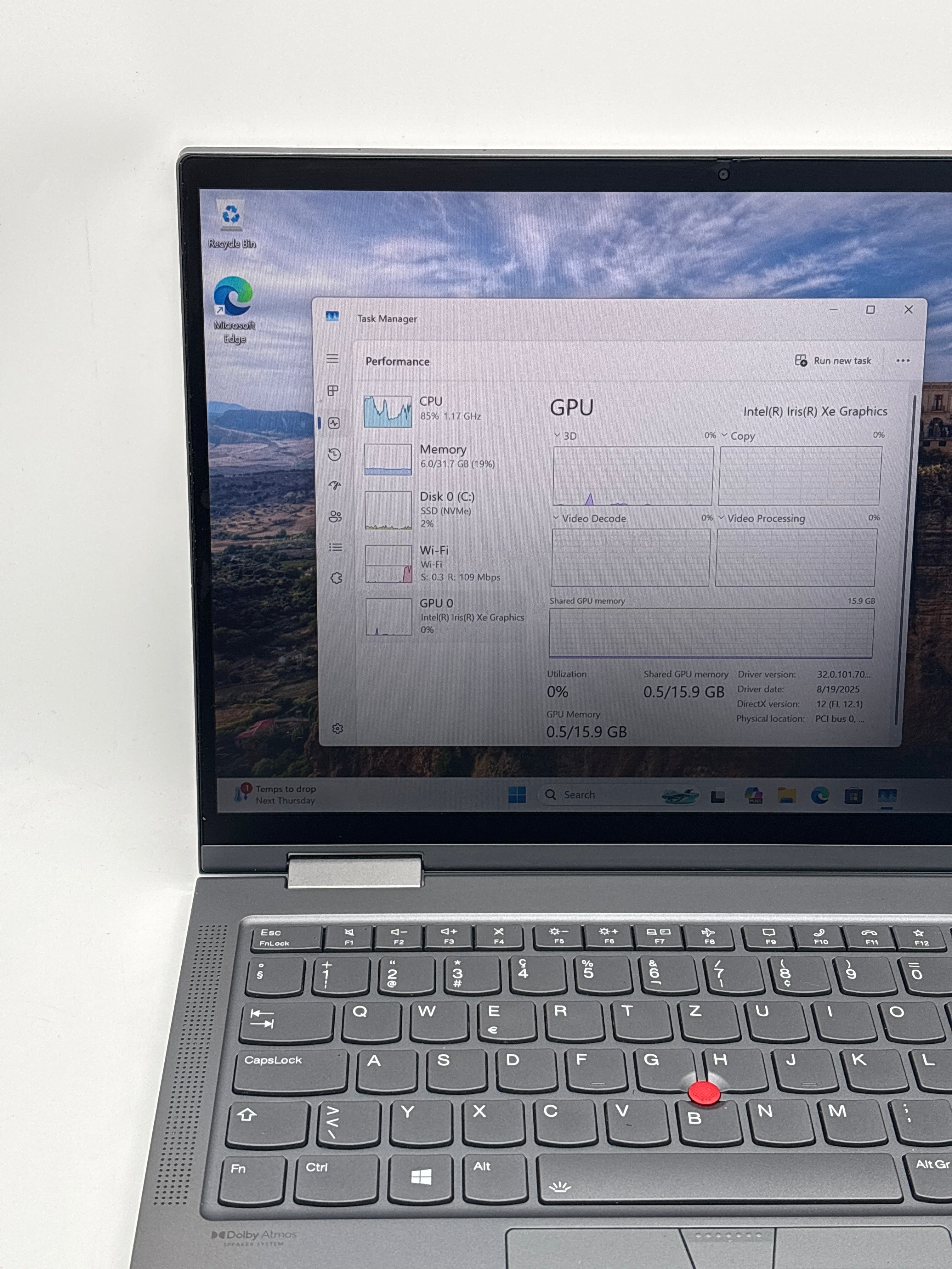 Lenovo ThinkPad X1 Yoga Gen 6 i7-1185G7 32GB RAM 512GB SSD - For Parts (Read DESC)