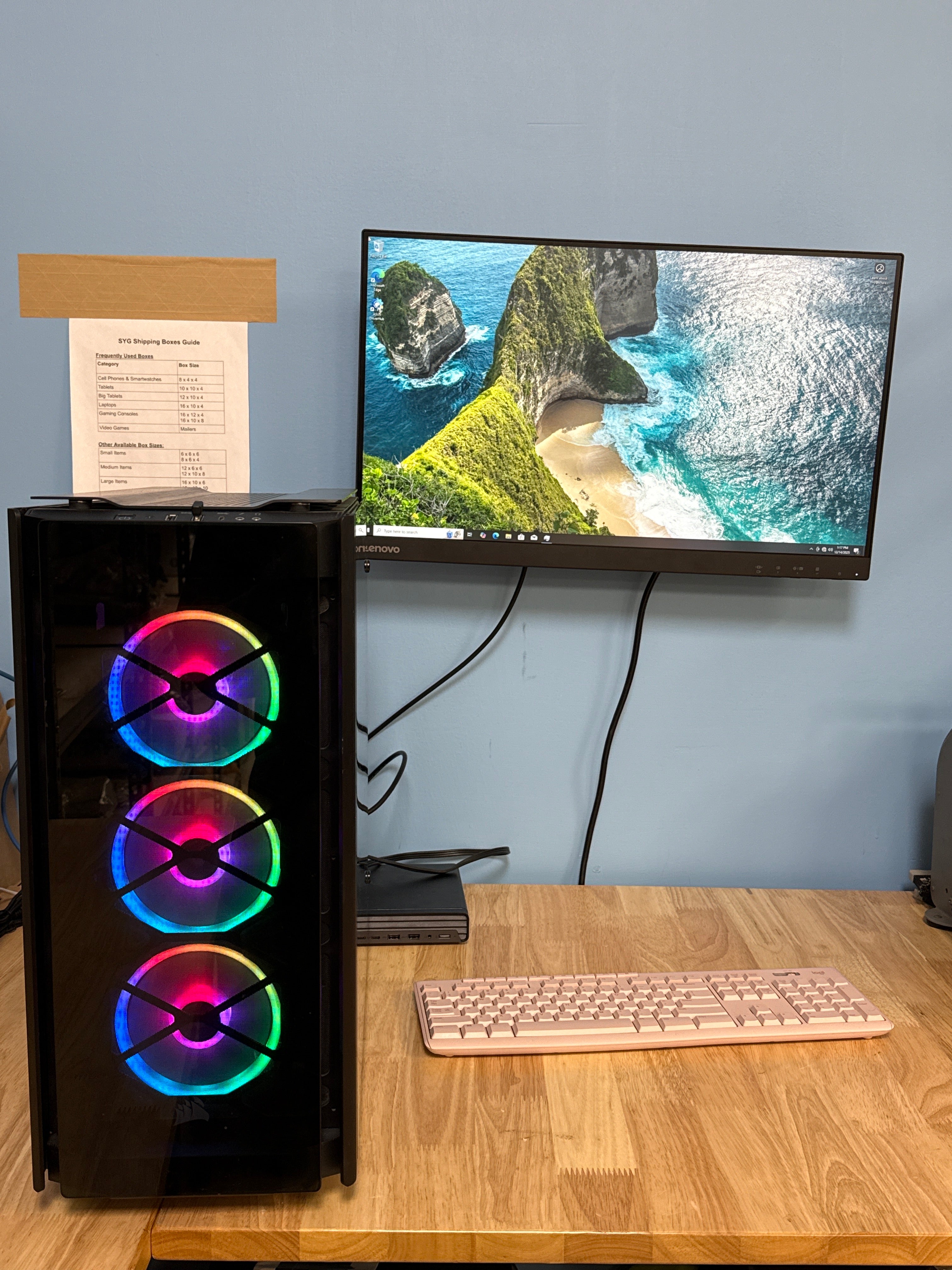 Custom PC Intel i7-8700k 16GB RAM GeForce RTX 3070 5.5TB HDD + 119GB SSD