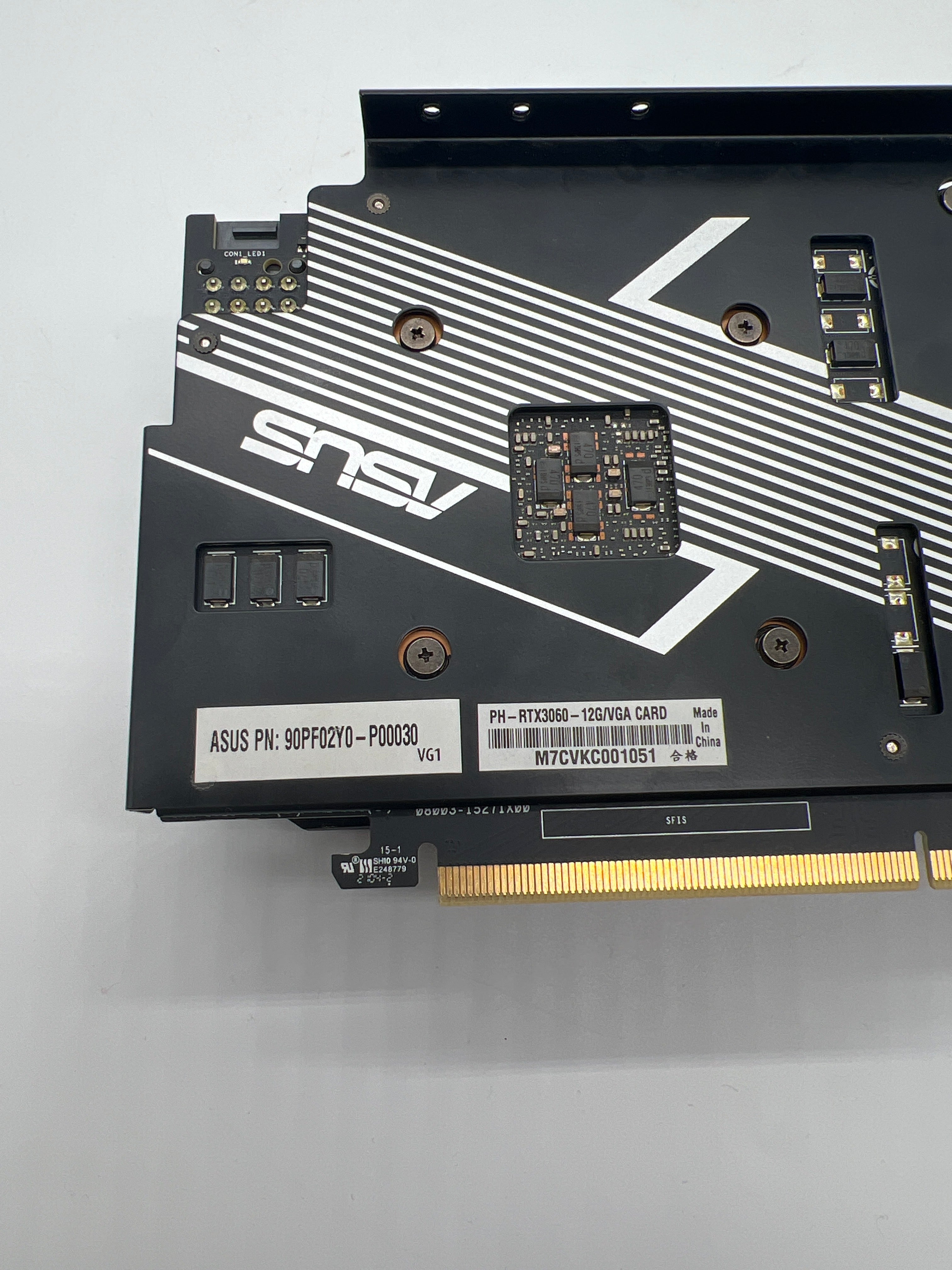 ASUS GeForce RTX 3060 12GB GDDR6 PH-RTX3060-12G VGA Black Used