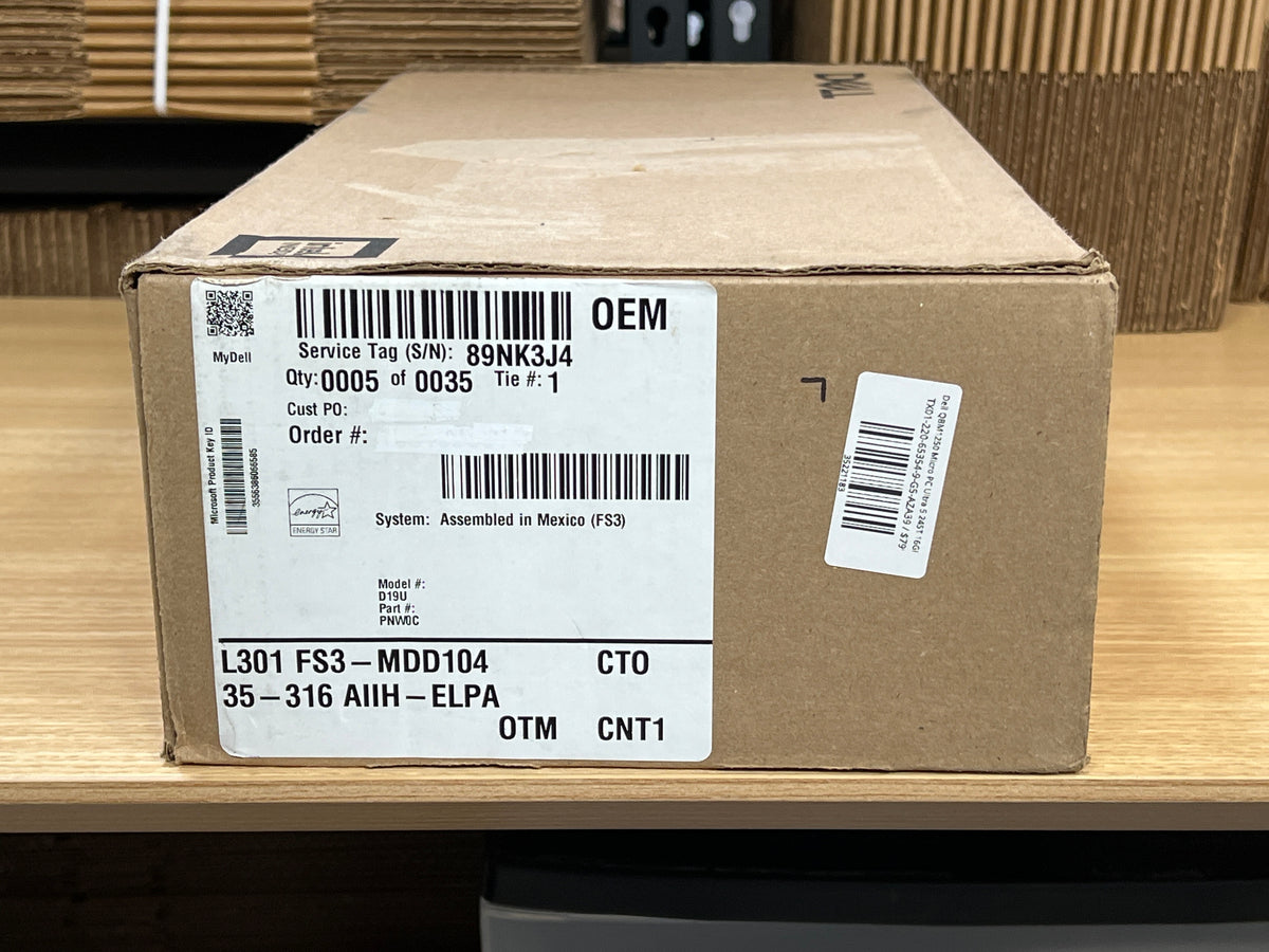 Dell QBM1250 Micro PC Ultra 5 245T 16GB RAM 256GB SSD Black - New